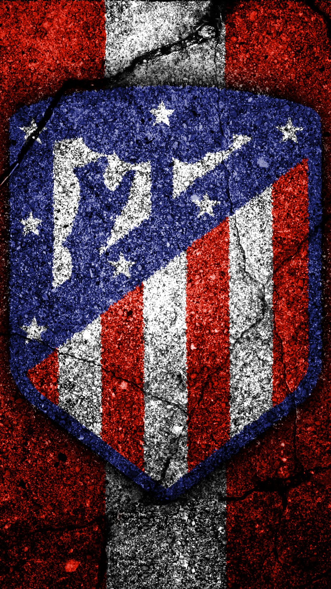 Atletico Madrid: Luis Aragones led the club to victories in the Copa del Rey in 1976 and La Liga in 1977. 1080x1920 Full HD Wallpaper.