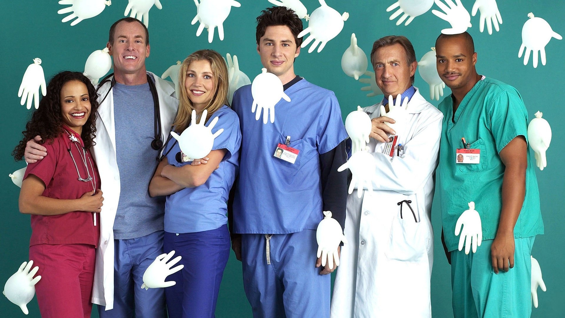 Donald Faison: Scrubs, TV show produced by the television production division of Walt Disney Television. 1920x1080 Full HD Wallpaper.