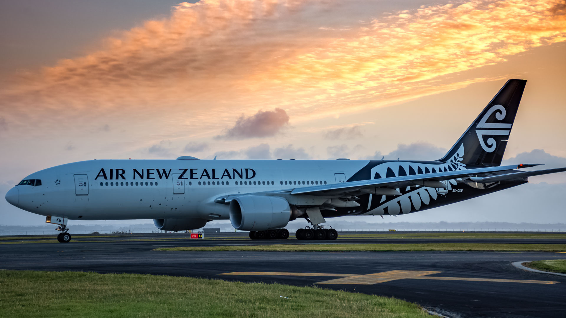 Air New Zealand direct flights, Auckland to New York, 1920x1080 Full HD Desktop