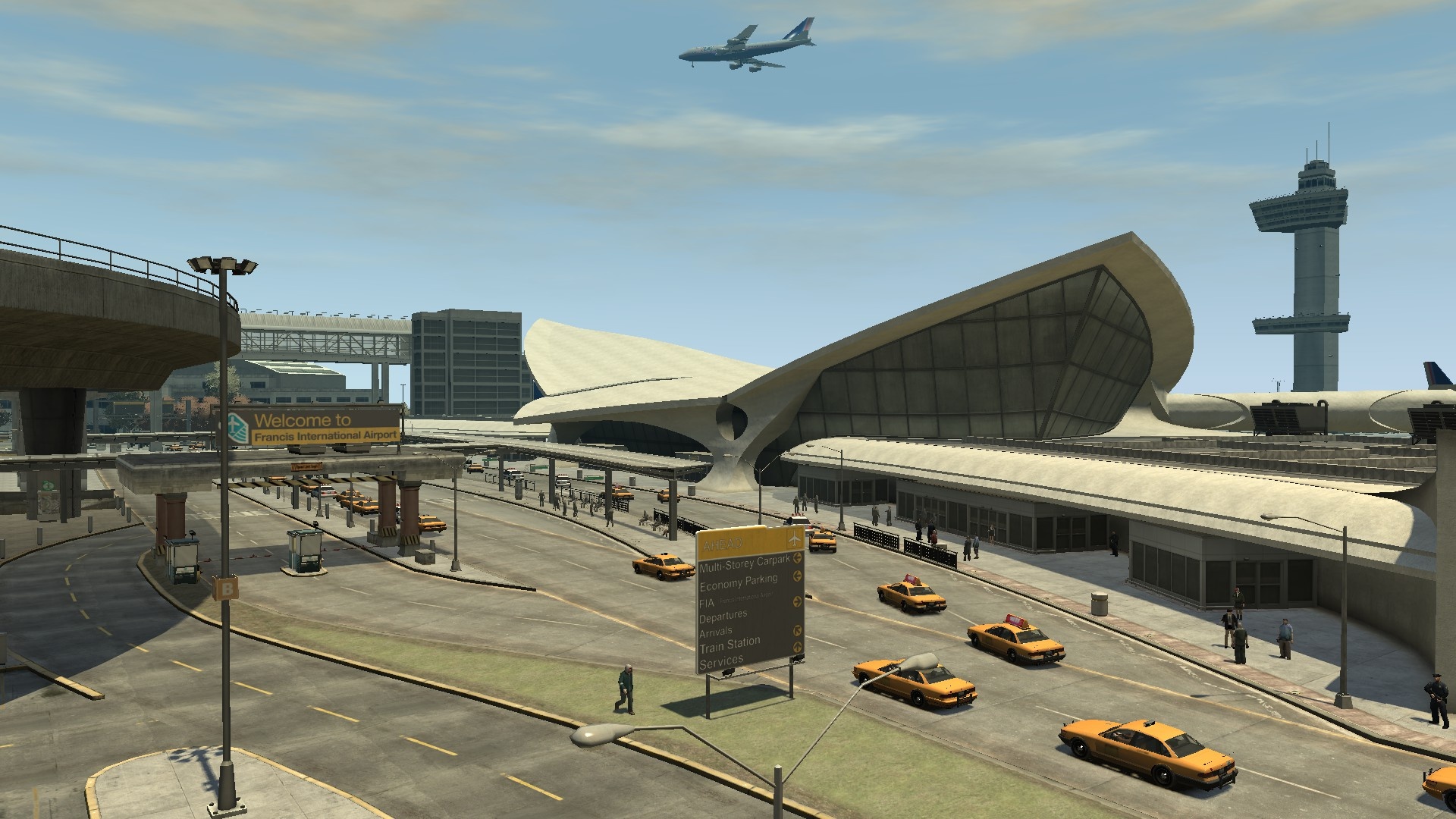 John F. Kennedy International Airport, Francis International Airport, GTA gaming, Virtual travel, 1920x1080 Full HD Desktop