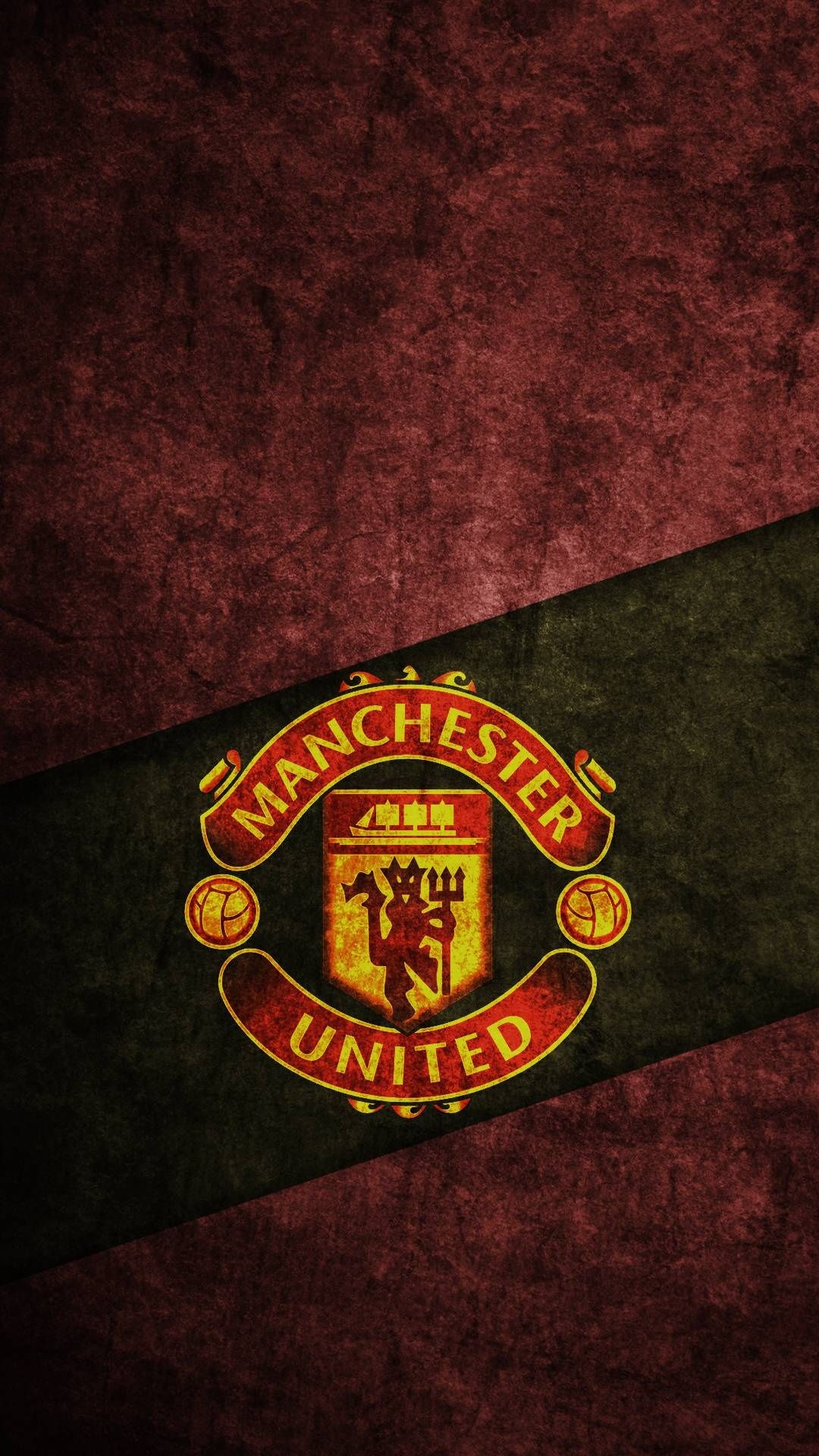 Manchester United: The team finished as runners-up to Chelsea in the 2009–10 season. 1080x1920 Full HD Background.