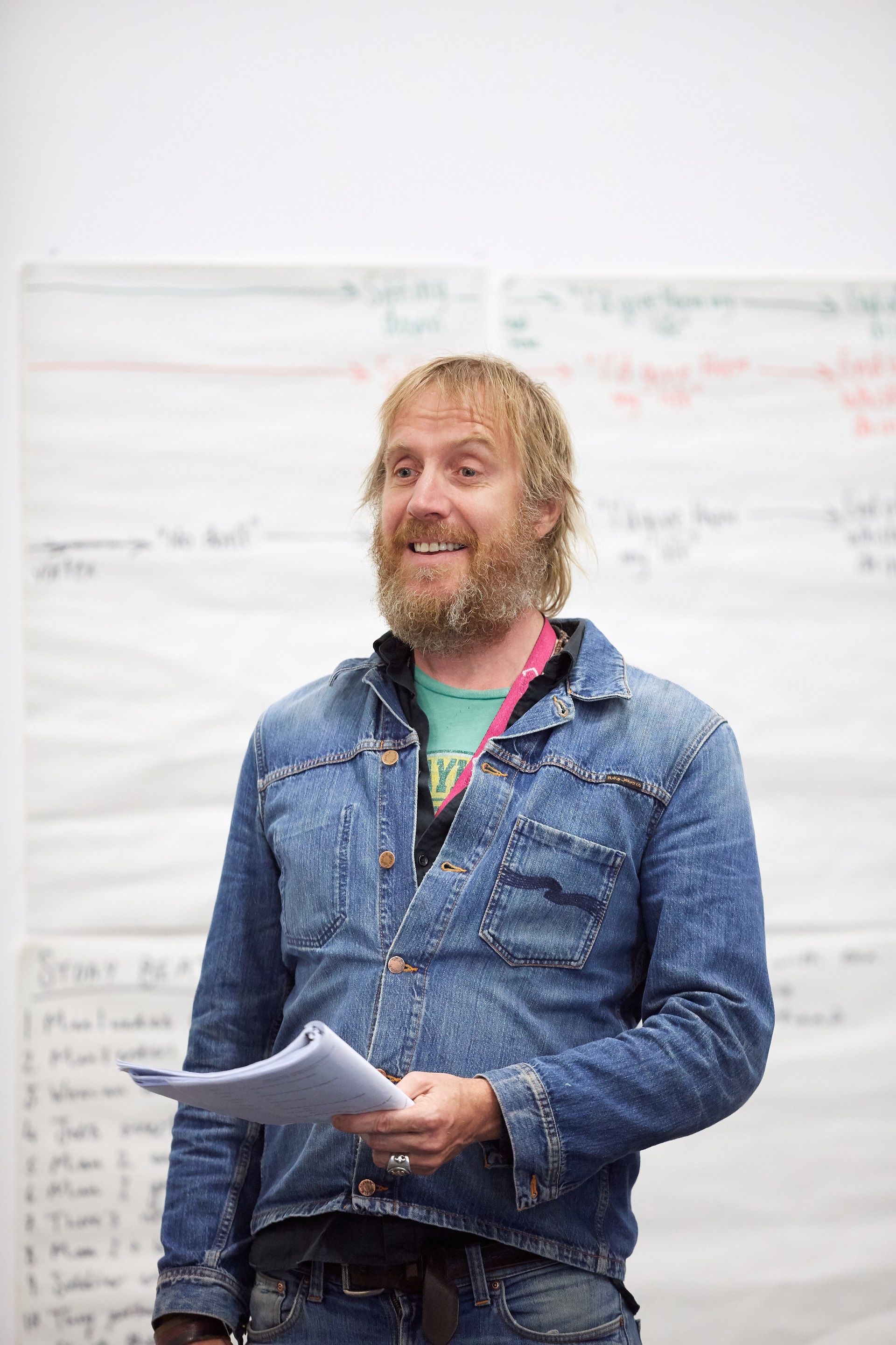 Rhys Ifans, On Bear Ridge, Rehearsals, NTW and Royal Court Theatre, 1920x2880 HD Phone