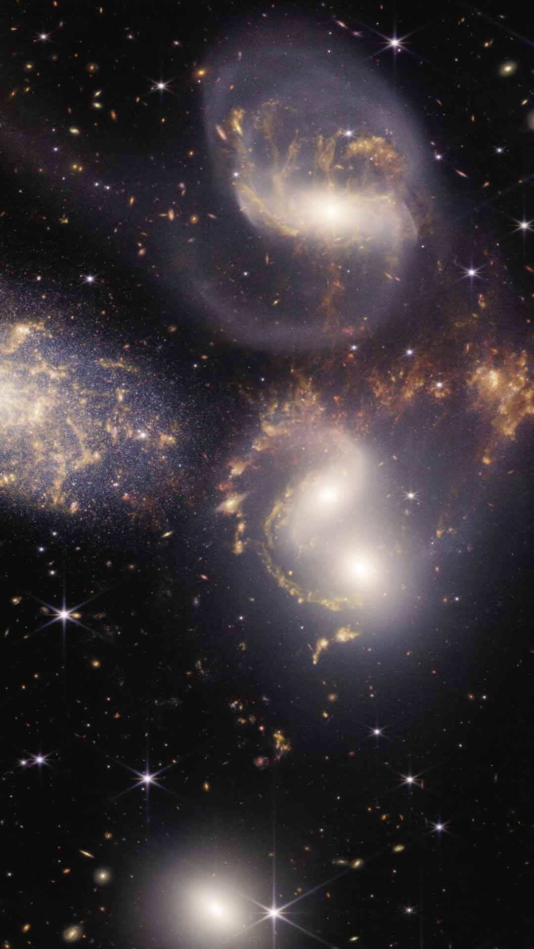 Webb's First Deep Field, Deepest image, Universe, Webb telescope, 1080x1920 Full HD Phone