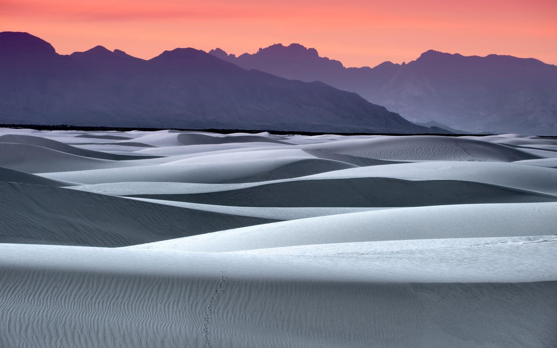 White Sands National Park, Pink desert sunset, Widescreen wallpaper, Desert beauty, 1920x1200 HD Desktop
