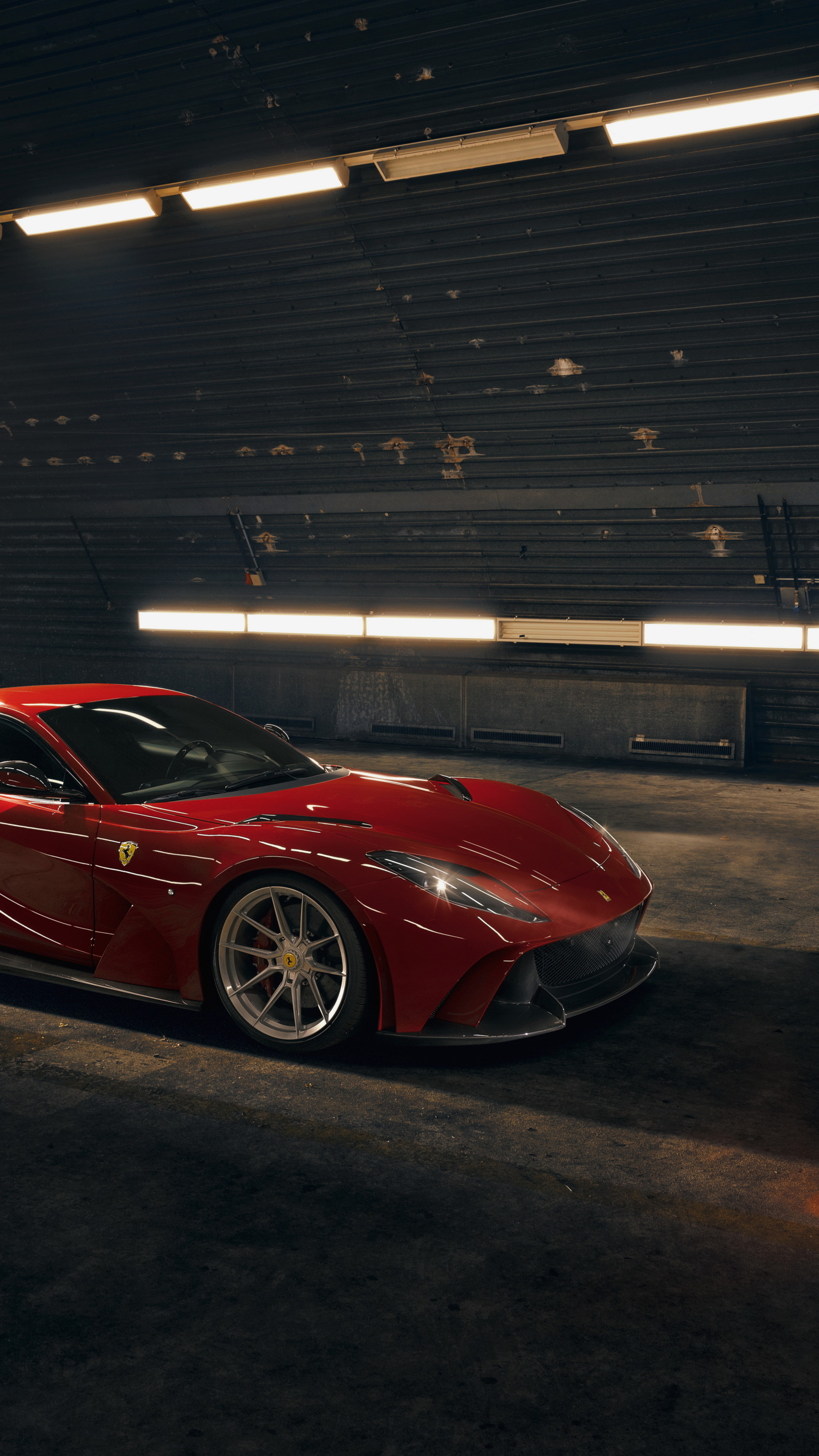 Ferrari 812 Superfast, Novitec upgrades, High-definition wallpapers, 2160x3840 4K Phone