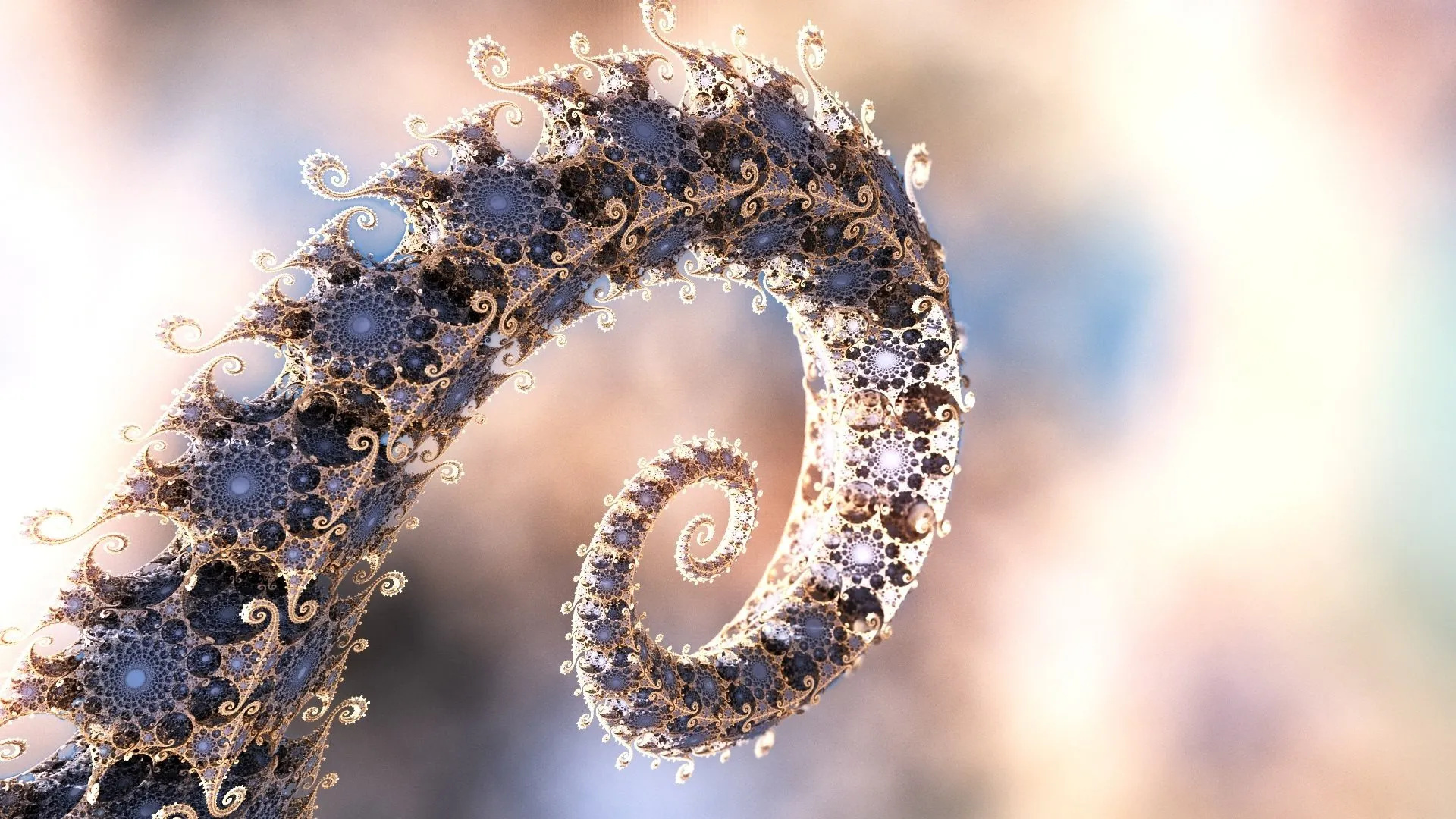 Remarkable fractal patterns, Captivating visuals, Space-inspired designs, Artistic wallpapers, 1920x1080 Full HD Desktop