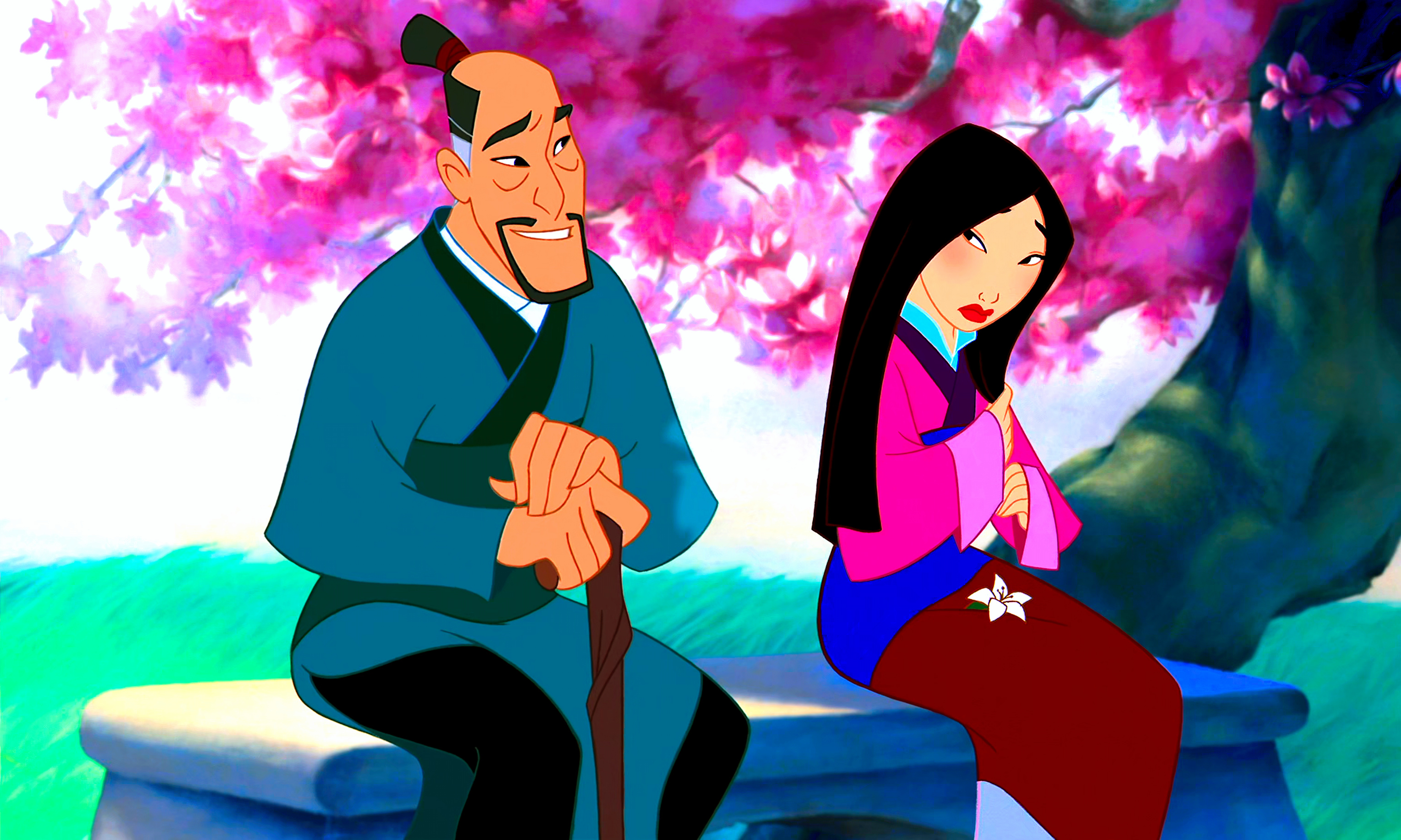 Fa Mulan, Walt Disney screencaps, Fa Zhou, Fa Mulan, 3060x1840 HD Desktop