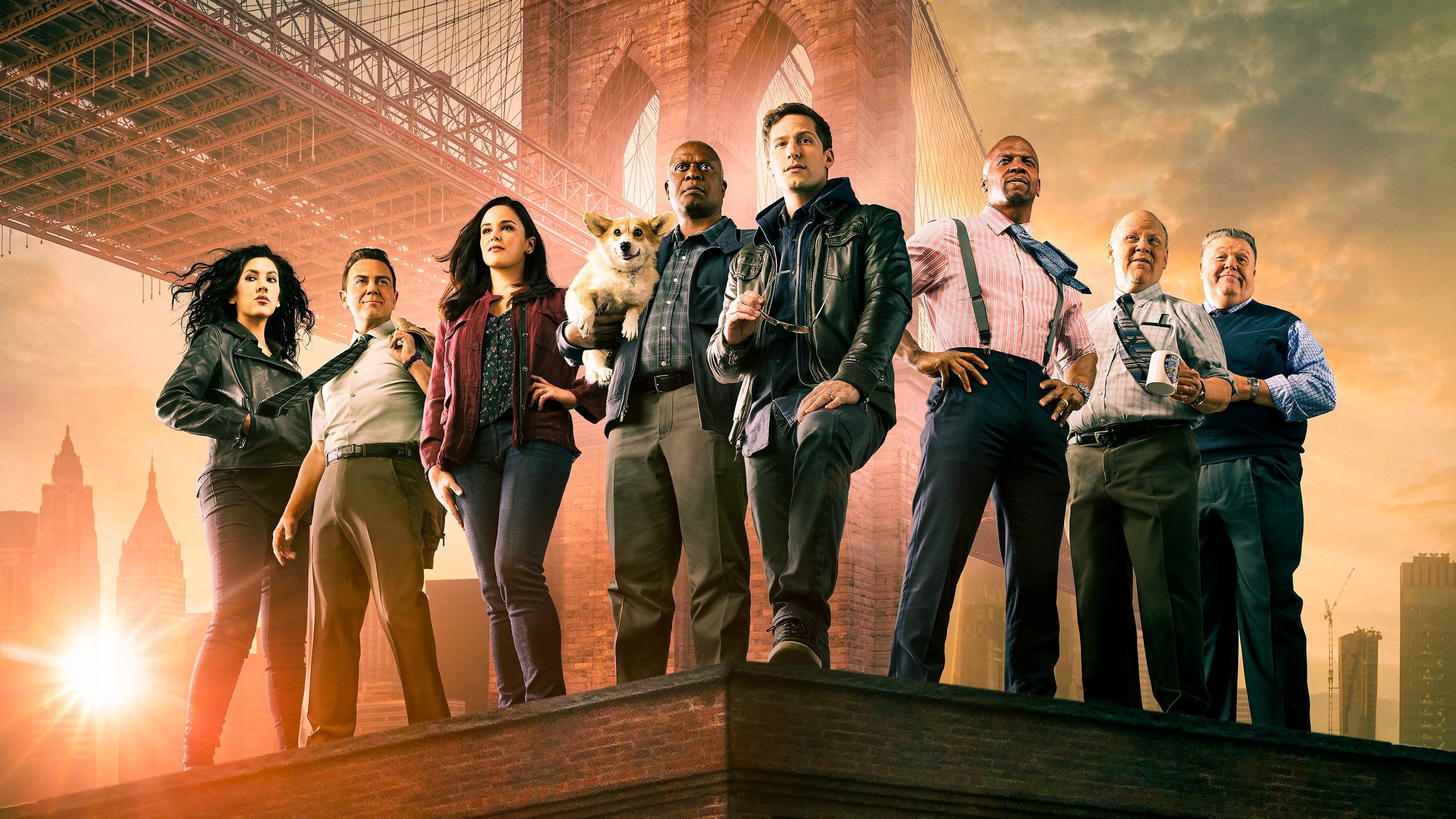 Brooklyn Nine-Nine (TV Series): Cast, Joe Lo Truglio as Charles Boyle. 3840x2160 4K Background.