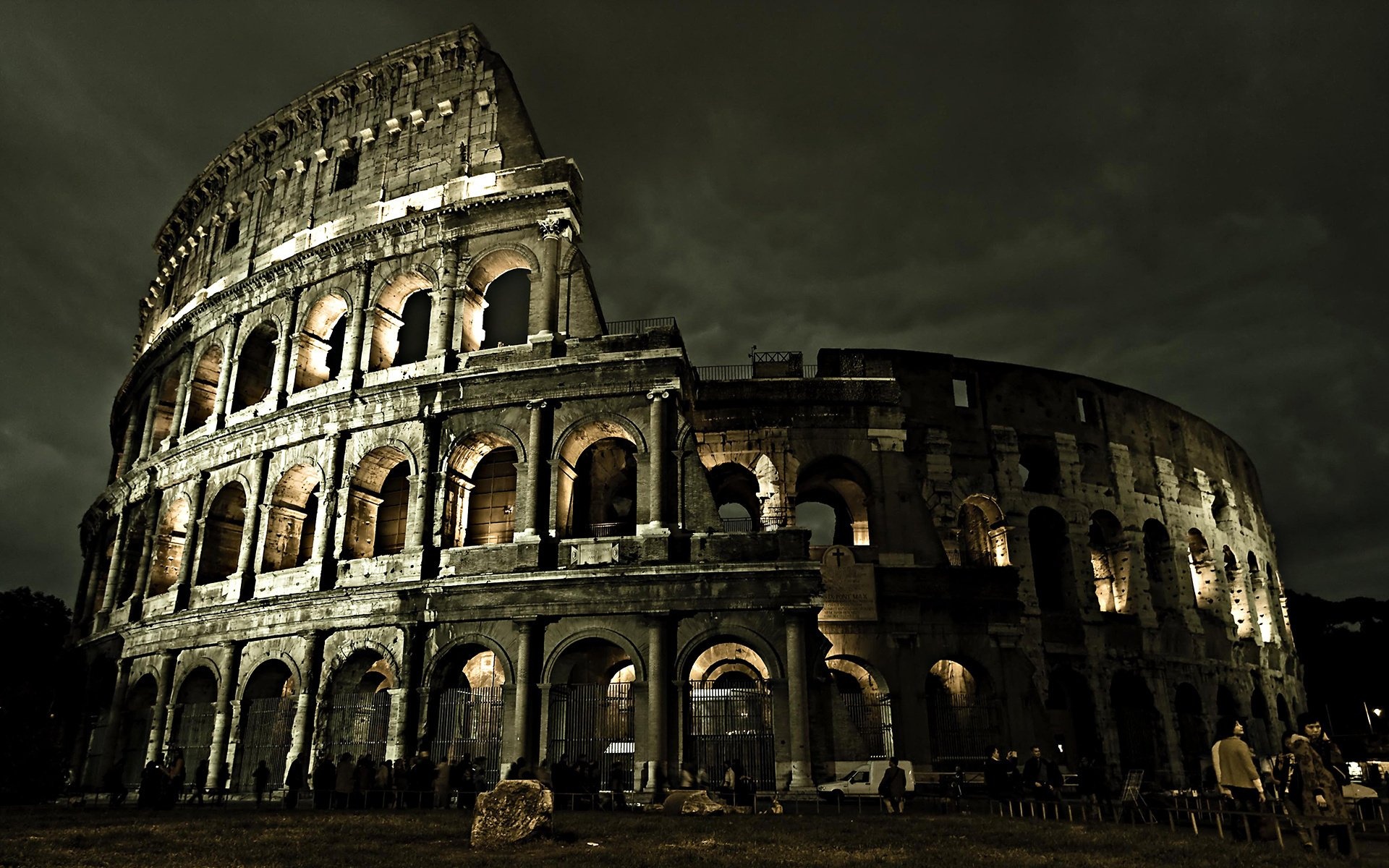 Colosseum HD wallpaper, Background image, Roman architecture, Monumental beauty, 1920x1200 HD Desktop