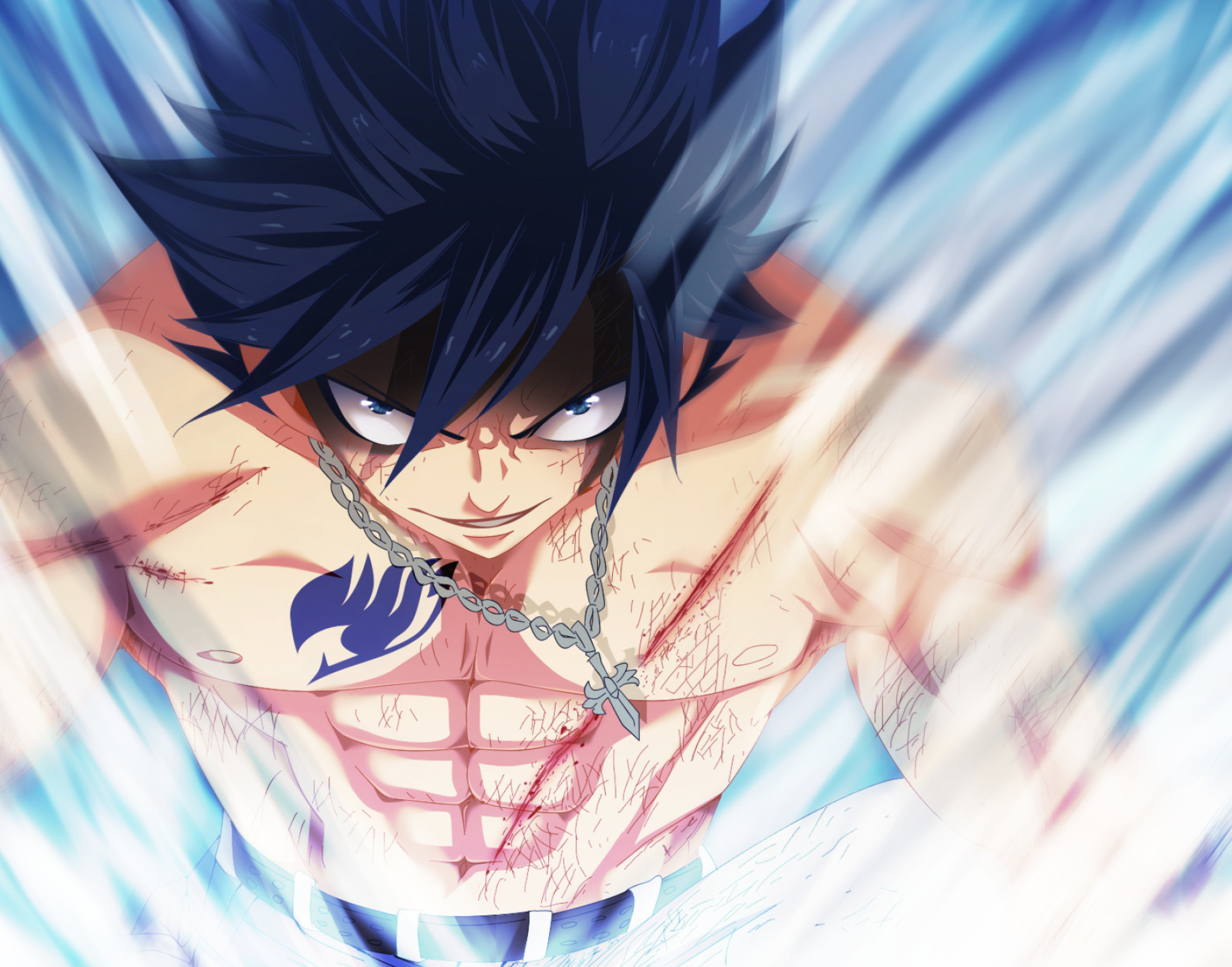 Gray Fullbuster: The character of Fairy Tail, Hiro Mashima, The 545 individual chapters of manga. 1940x1520 HD Background.