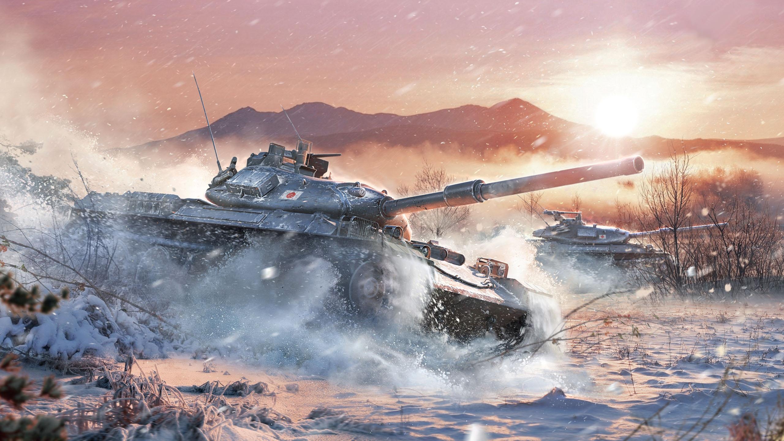 World of Tanks, Winter warfare, HD desktop, Artistic section, 2560x1440 HD Desktop