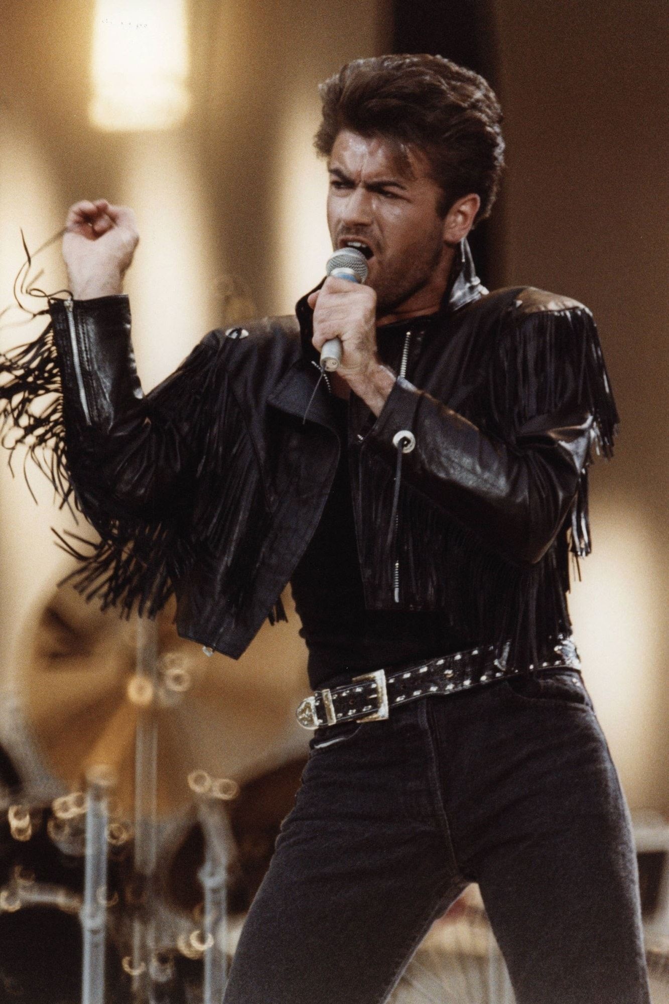 George Michael: Possessed extraordinary talent as a songwriter, vocalist, and producer. 1340x2000 HD Wallpaper.