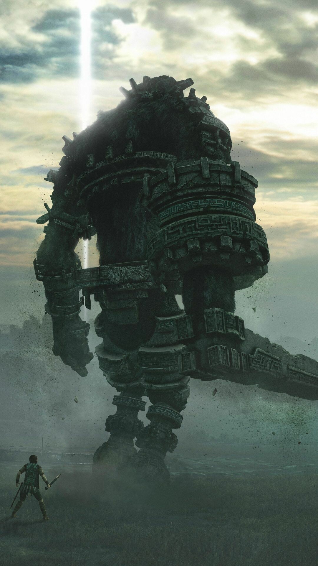 Shadow of the Colossus: A 2018 action-adventure video game developed by Bluepoint Games. 1080x1920 Full HD Background.