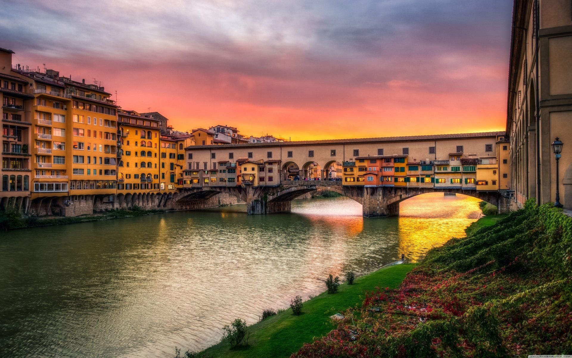 Ponte Vecchio, Wallpapers, Backgrounds, 1920x1200 HD Desktop