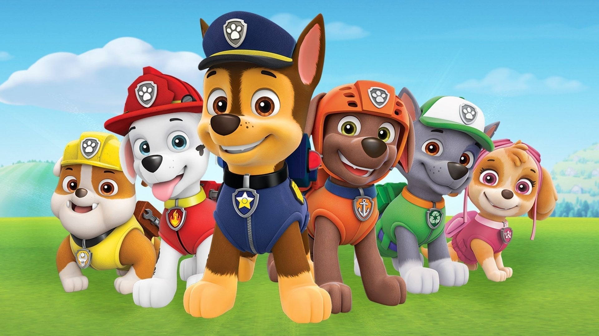 Paw Patrol TV series, Animated adventure, Canine squad, Rescue missions, 1920x1080 Full HD Desktop