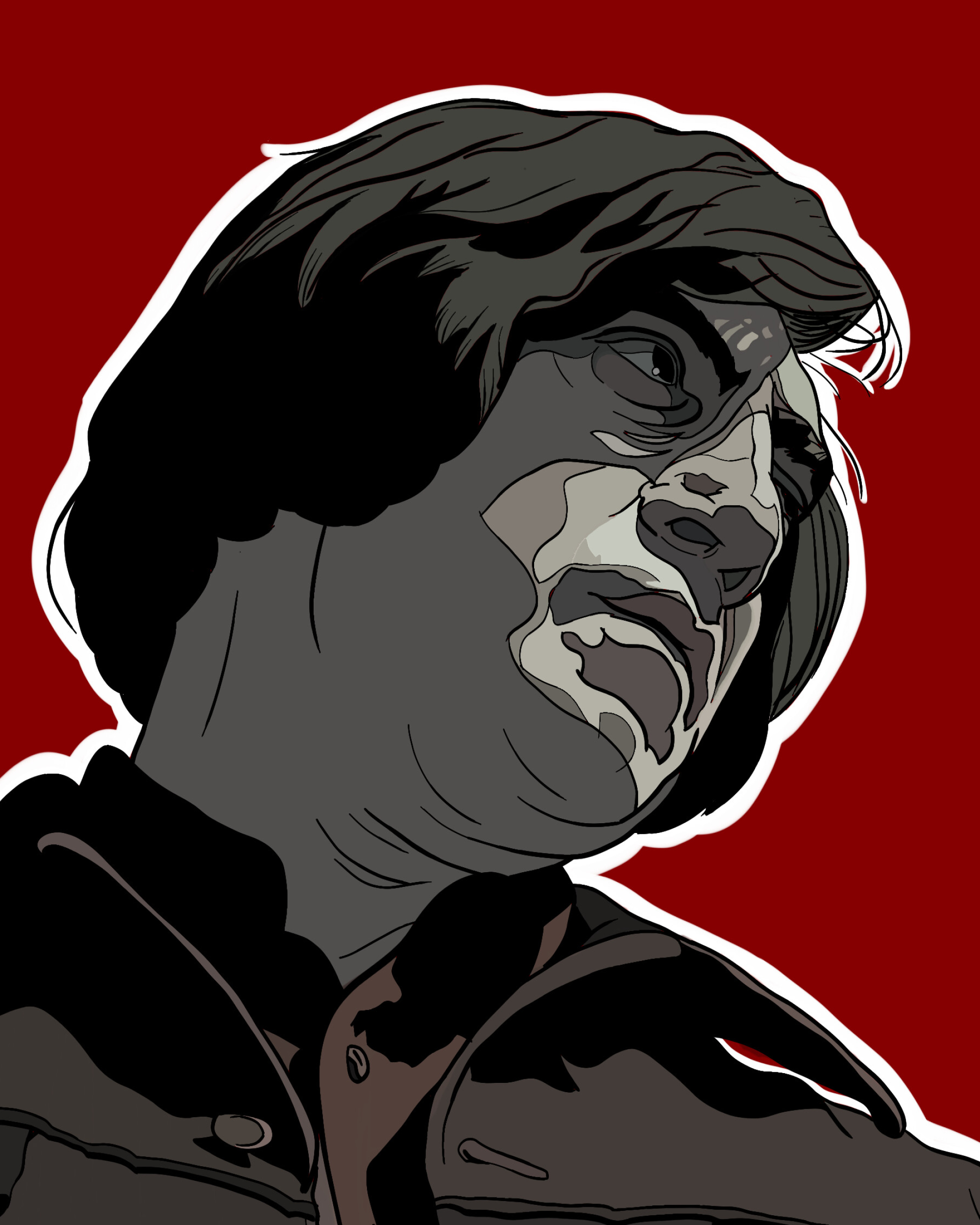 No Country For Old Men (Movie): Anton Chigurh, A 2007 American film written and directed by Joel and Ethan Coen. 2000x2500 HD Background.