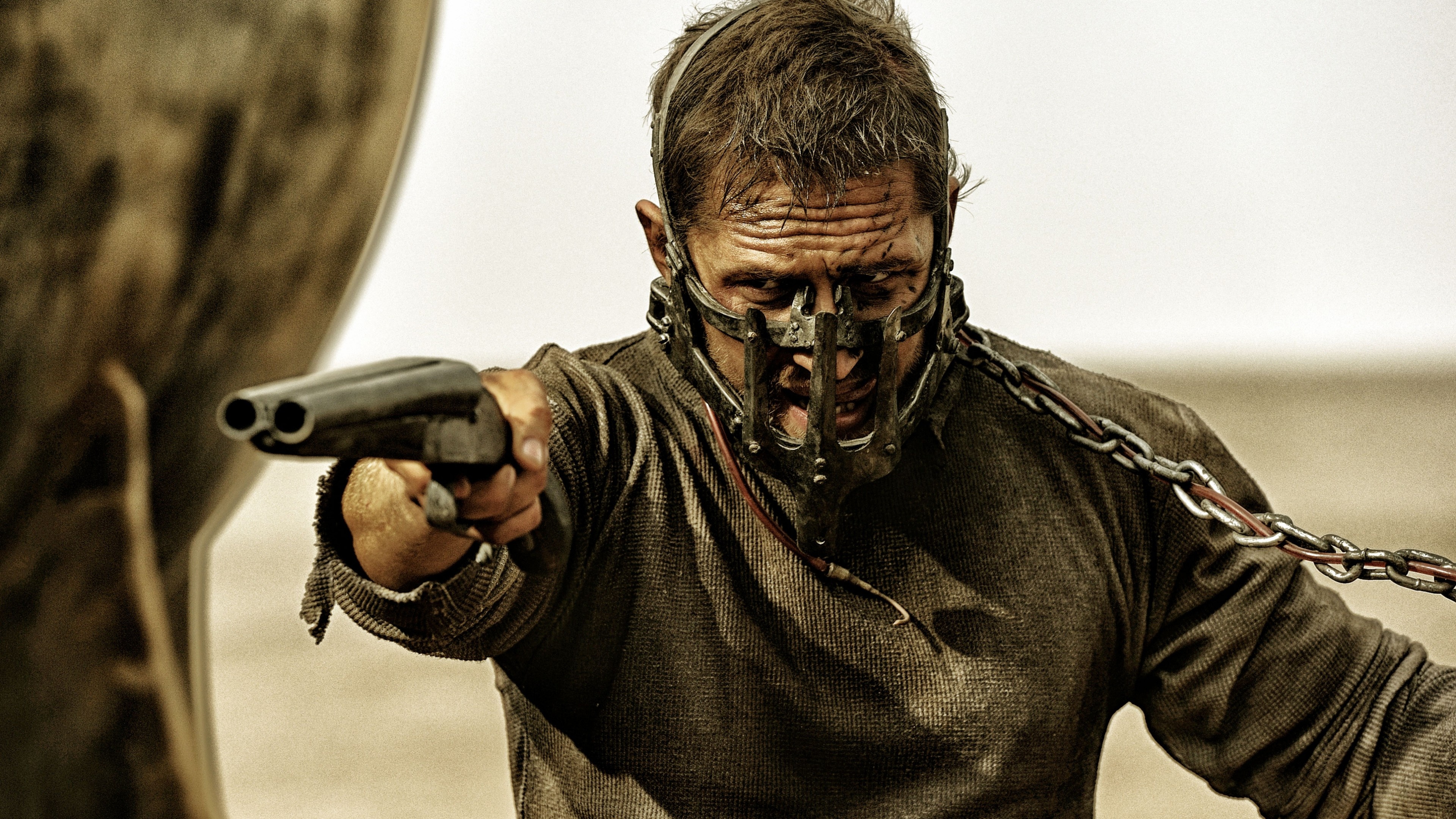 Mad Max Fury Road, Cinematic masterpiece, Tom Hardy stills, Action-packed, 3840x2160 4K Desktop
