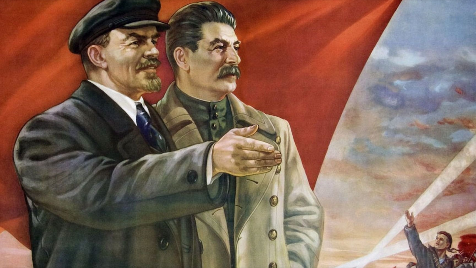 Lenin background, Historical tribute, Soviet symbolism, Iconic figure, 1920x1080 Full HD Desktop
