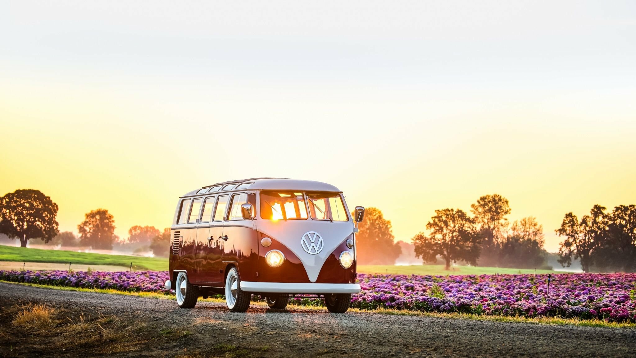 Volkswagen: Type 2, Known officially as the Transporter, Kombi or Microbus. 2050x1160 HD Wallpaper.