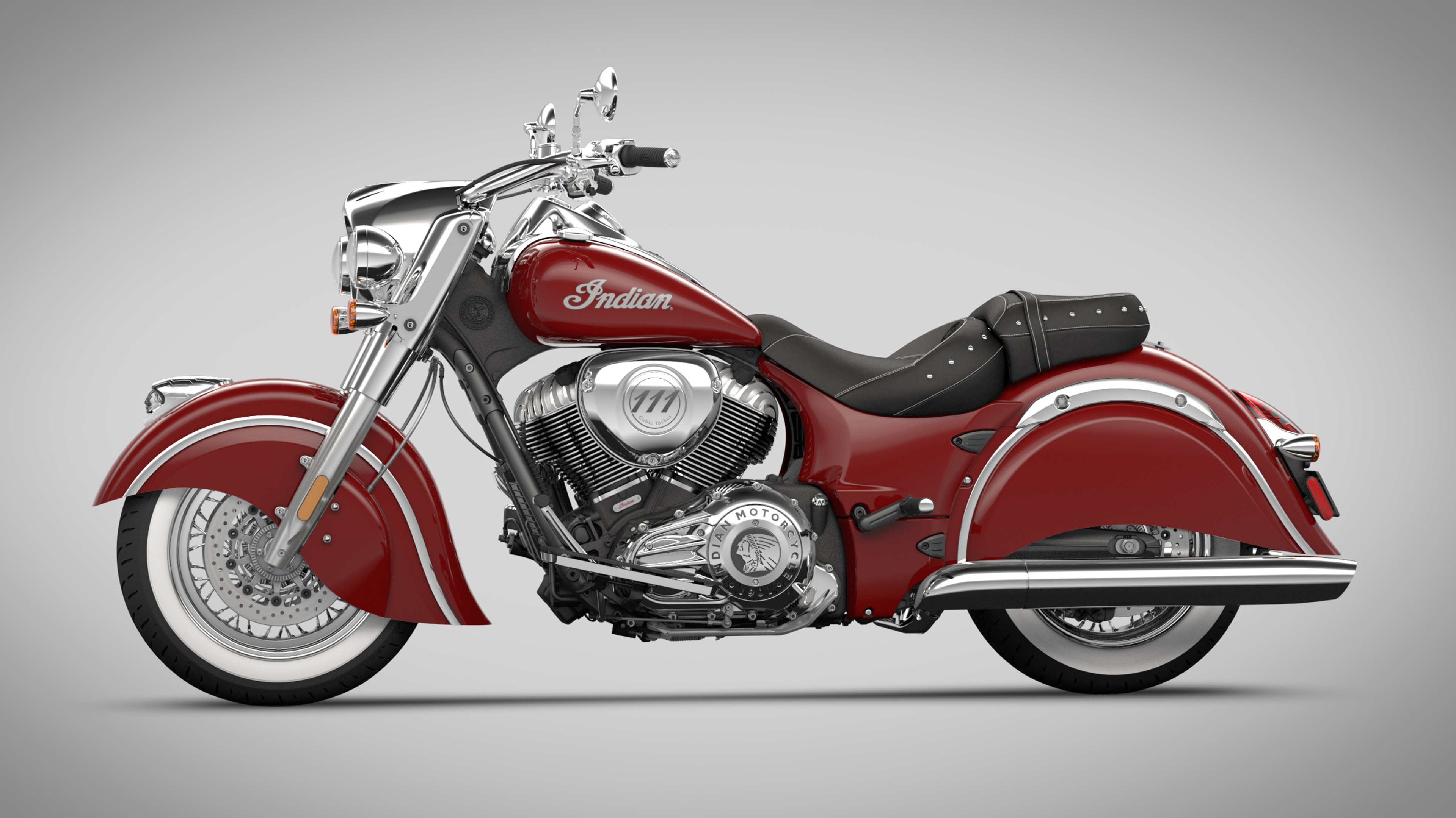 Indian Chief Classic motorcycle desktop wallpapers 4K Ultra HD 3840x2160