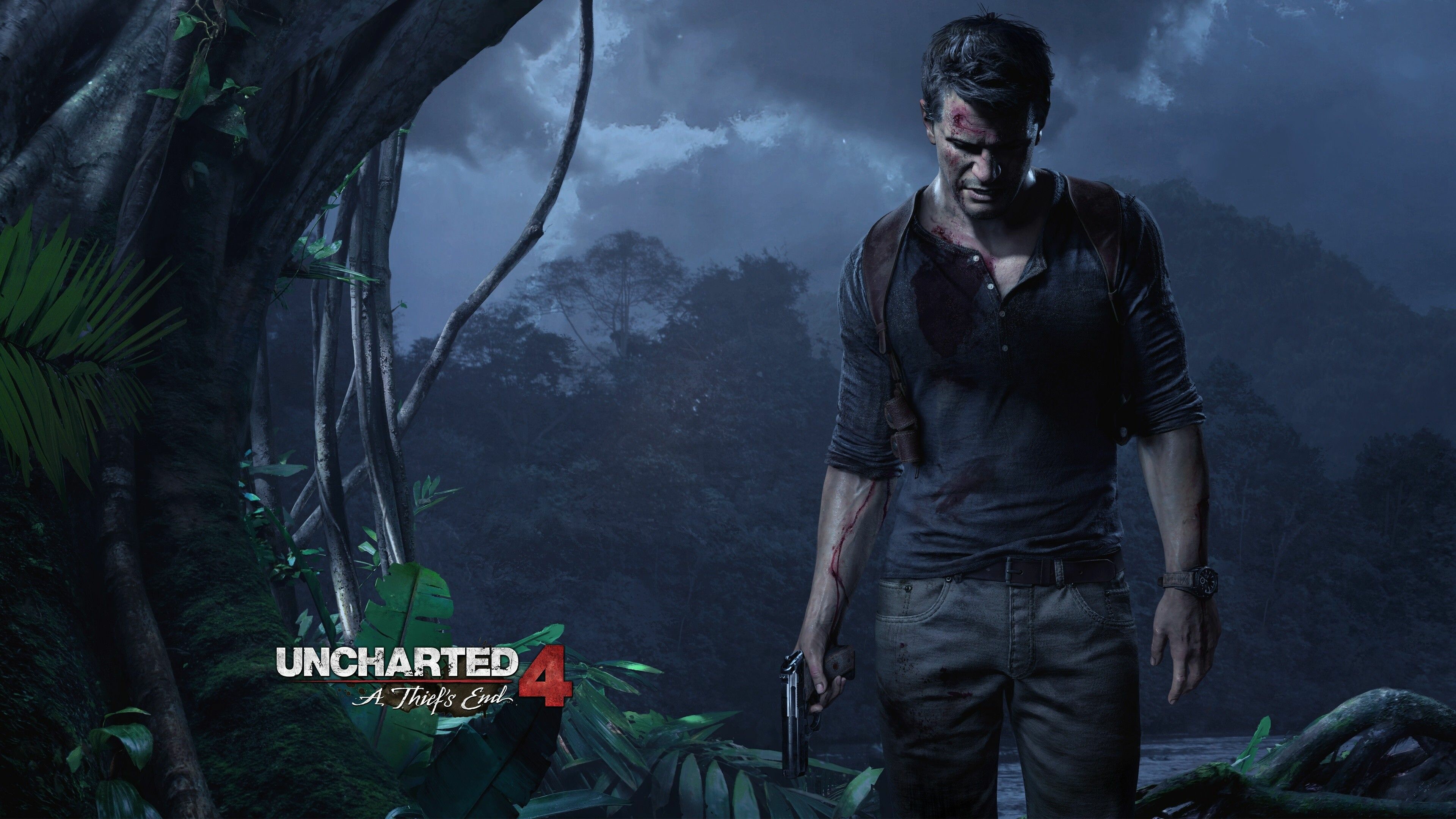 Uncharted: A video game developed by Naughty Dog. 3840x2160 4K Wallpaper.