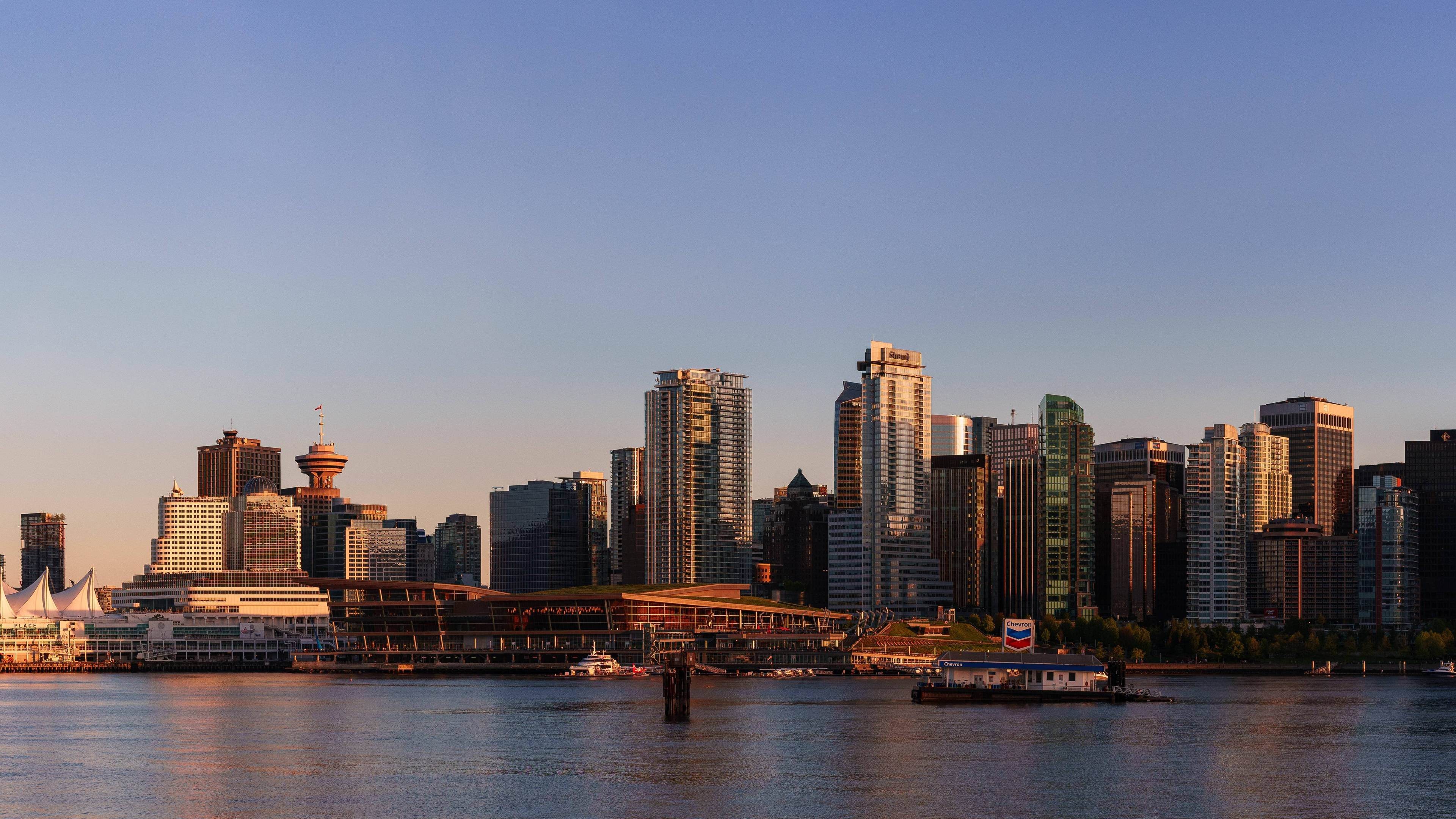 Vancouver Skyline, 4K wallpapers, Stunning backgrounds, F Wallpaper, 3840x2160 4K Desktop