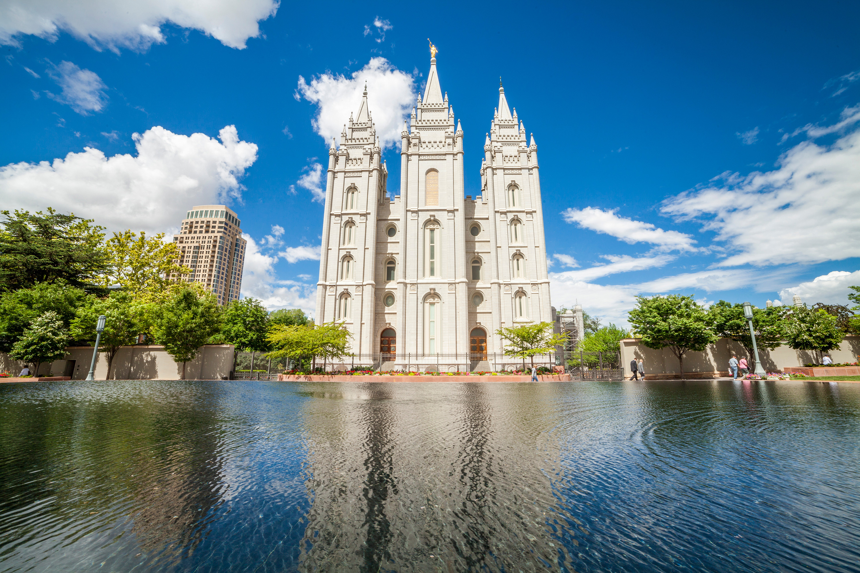Ikonischer Salt Lake Temple wird renoviert, 3000x2000 HD Desktop