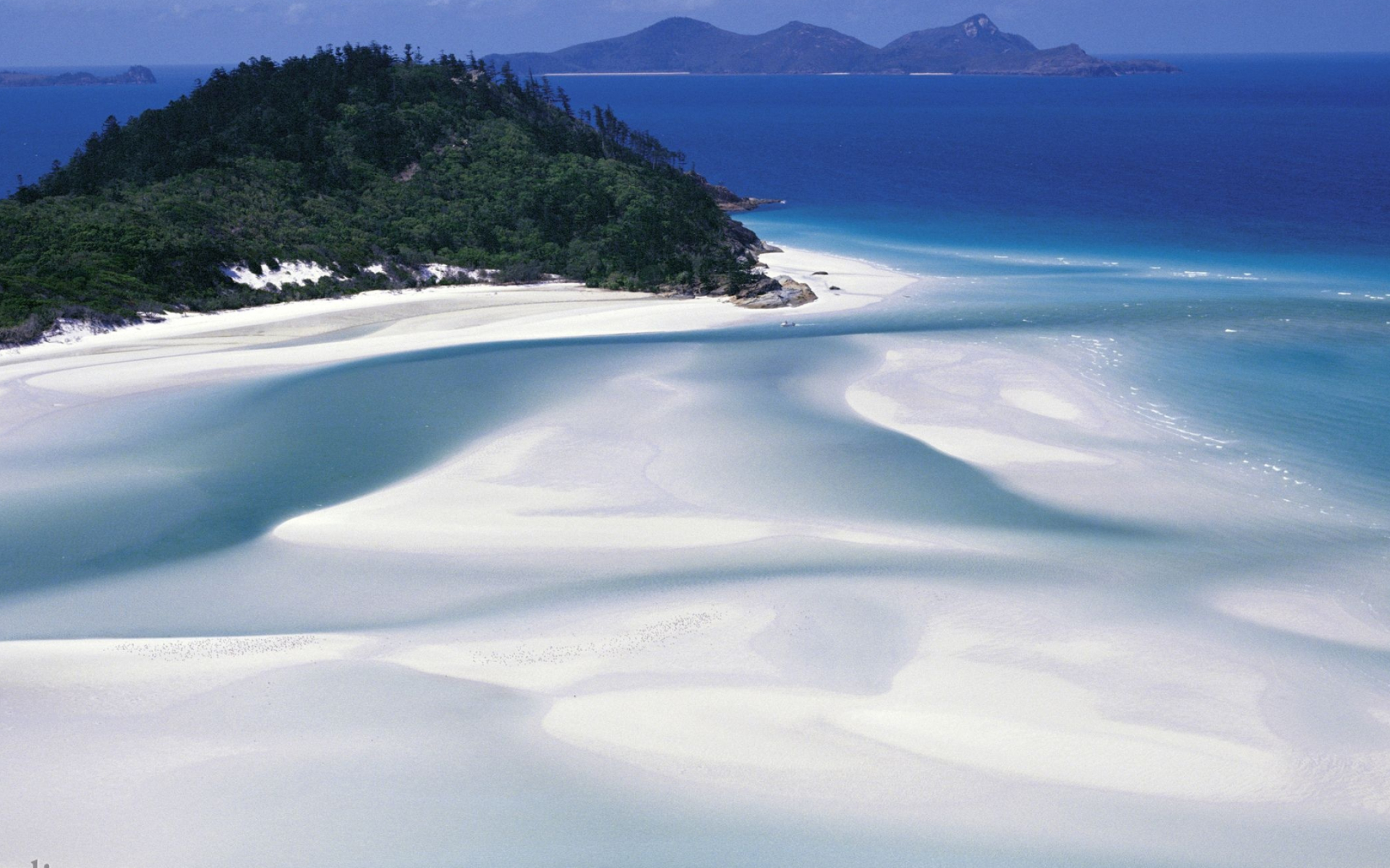 Whitehaven beach, Australia, Pure white sand, Beach place, 2560x1600 HD Desktop