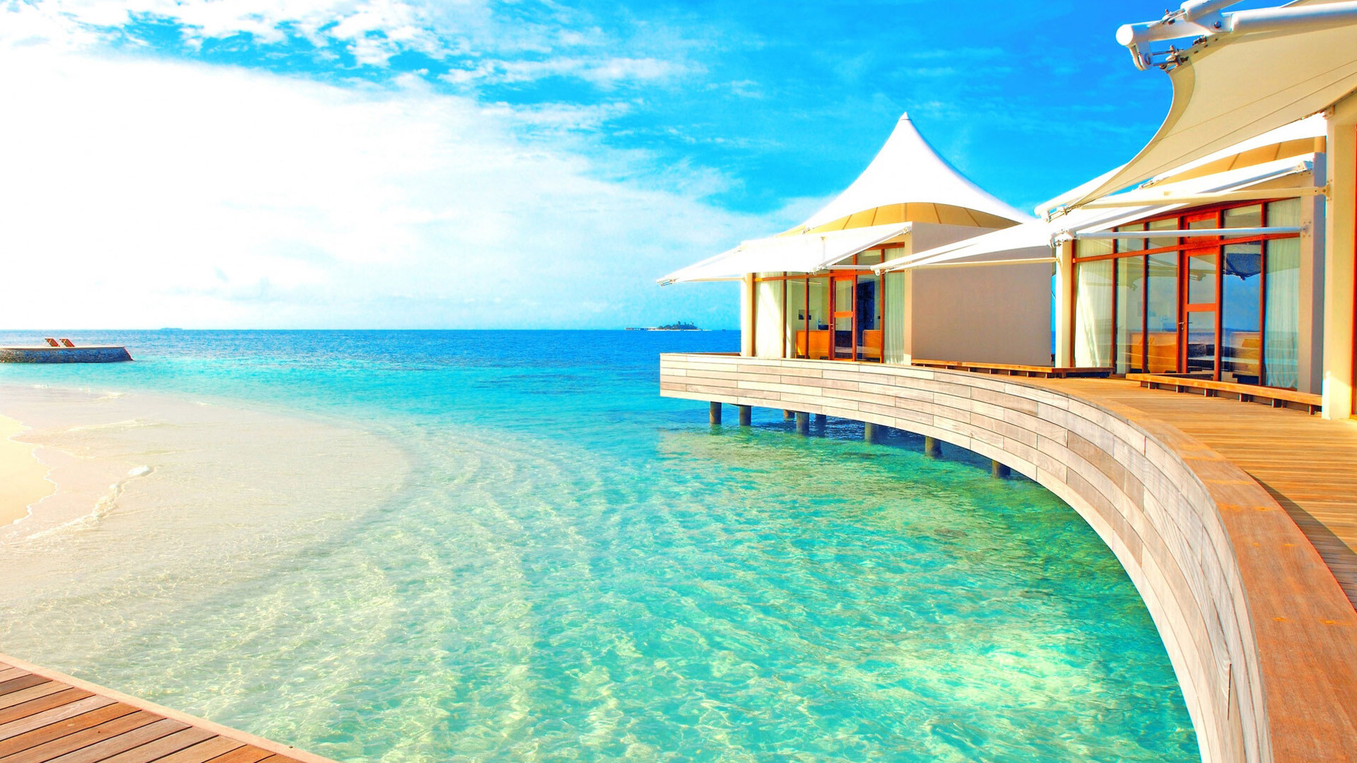Maldives HD wallpaper, Stunning visuals, Breathtaking views, Tropical paradise, 1920x1080 Full HD Desktop