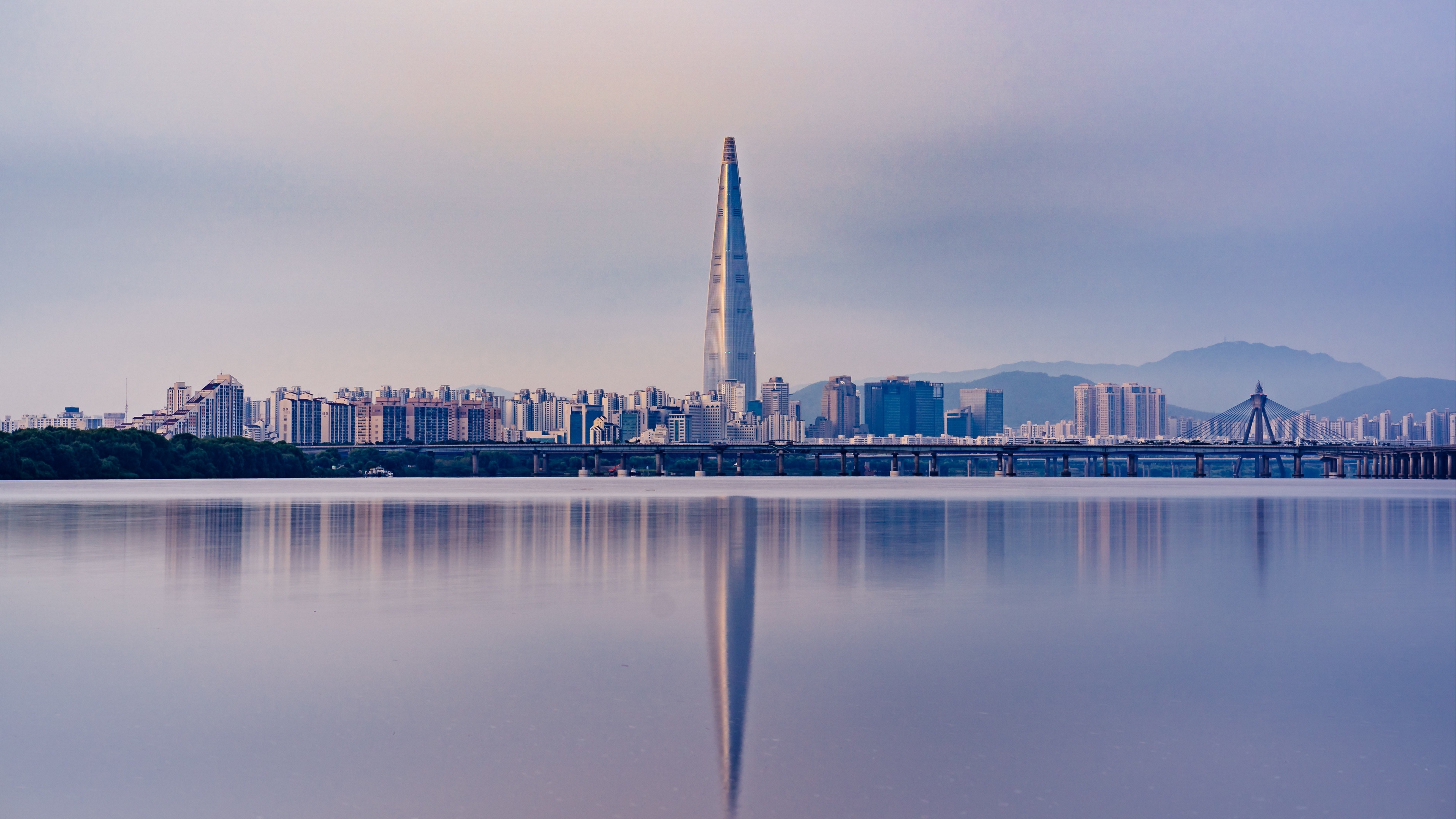Seoul Skyline, 4K Korea wallpapers, Top city background, High definition, 3840x2160 4K Desktop