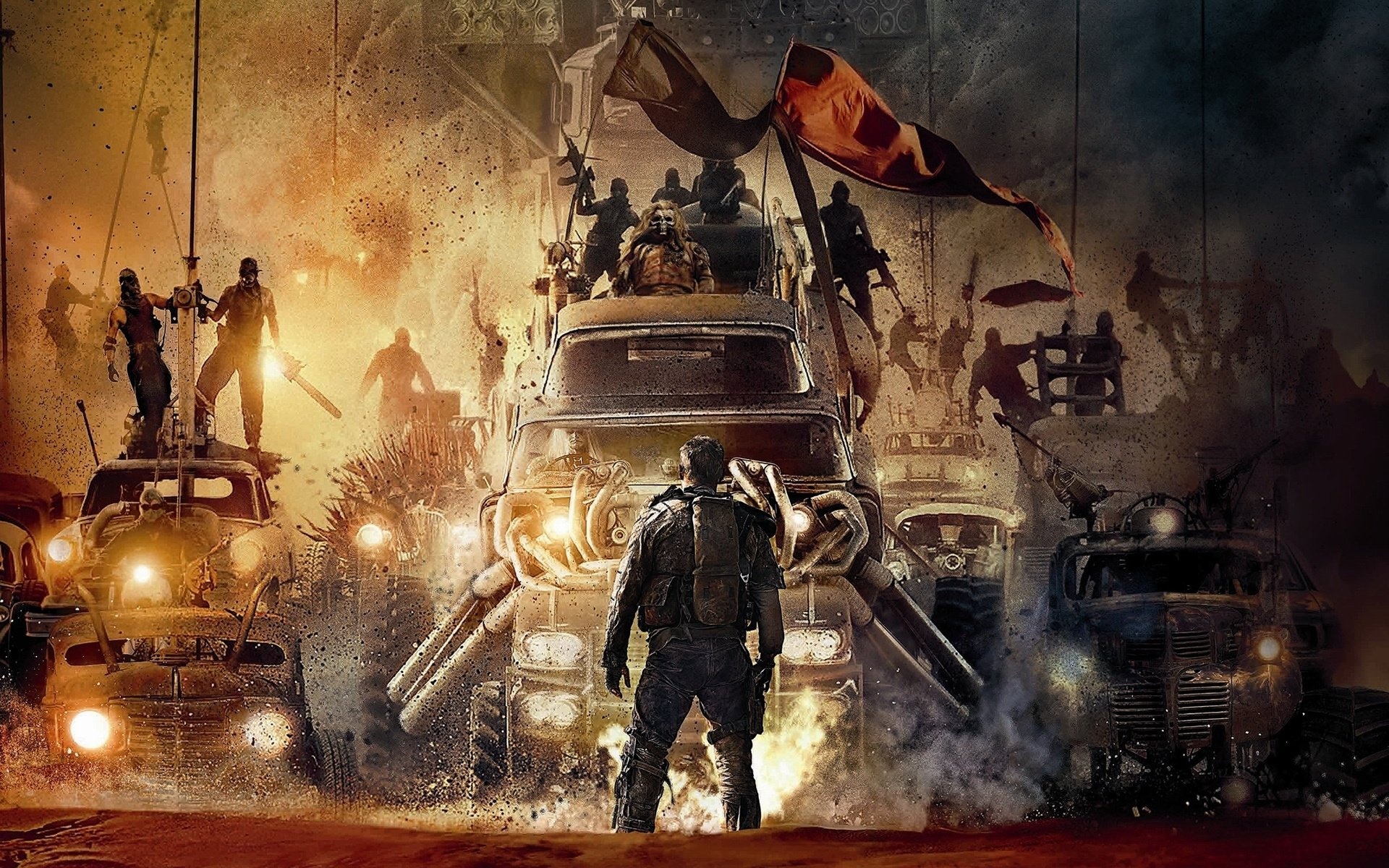 Mad Max: Fury Road: An action drama about survival, heroism, and teamwork. 1920x1200 HD Background.