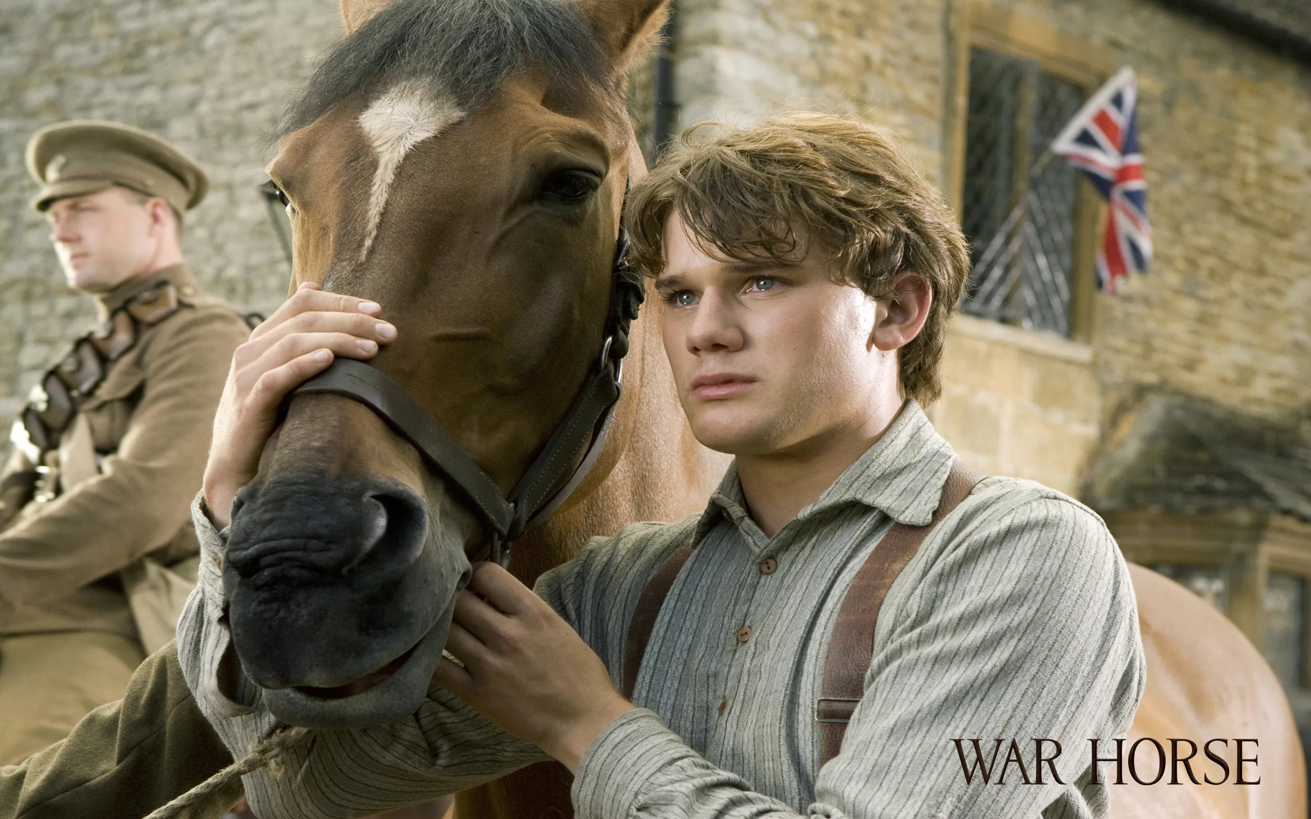 War Horse: English actor, Jeremy Irvine as Albert Narracott. 2560x1600 HD Wallpaper.