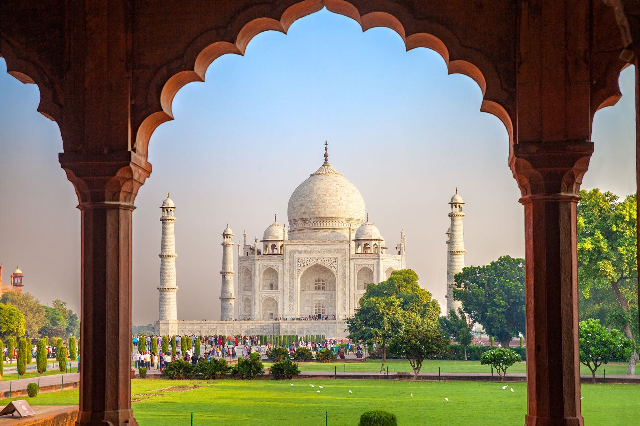 Taj Mahal, Eternal love symbol, Agra's pride, Wanderlust destination, 2050x1370 HD Desktop