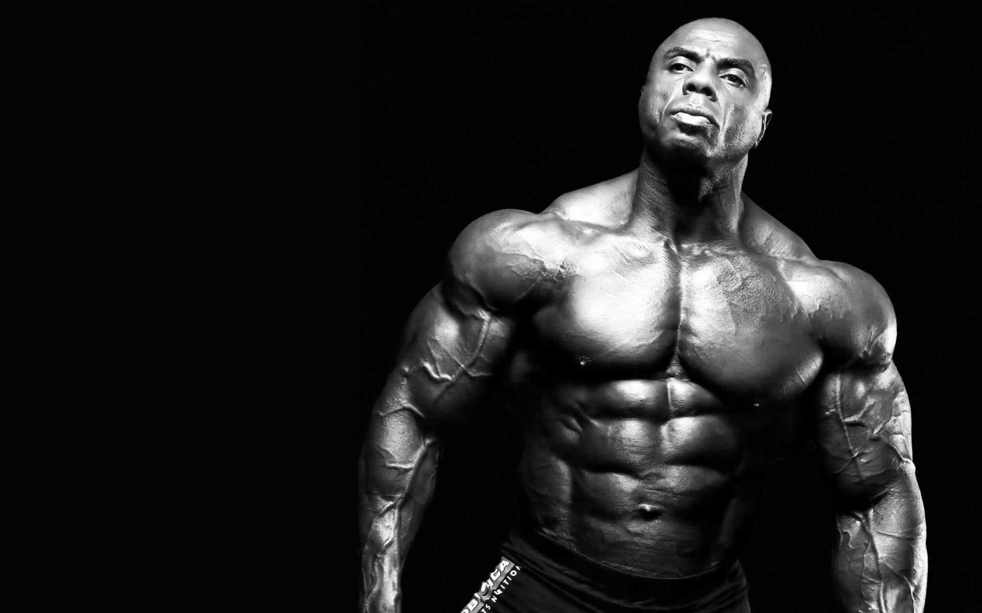 Bodybuilding: The act of exercising to develop the muscles of the body, Toney Freeman. 1920x1200 HD Background.