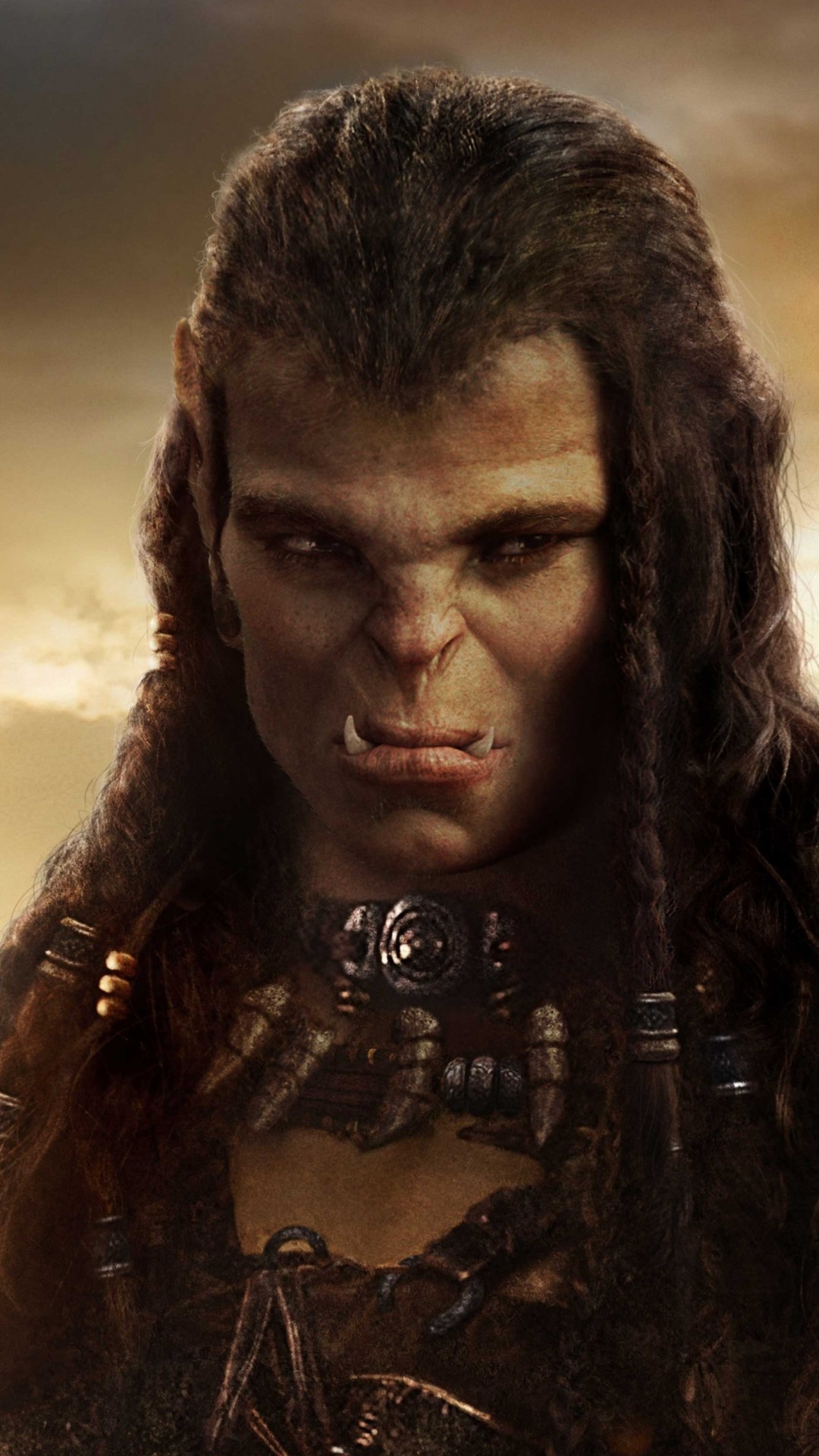 Warcraft (Movie): Anna Galvin as Draka, Durotan’s mate and the mother of Thrall. 1080x1920 Full HD Wallpaper.