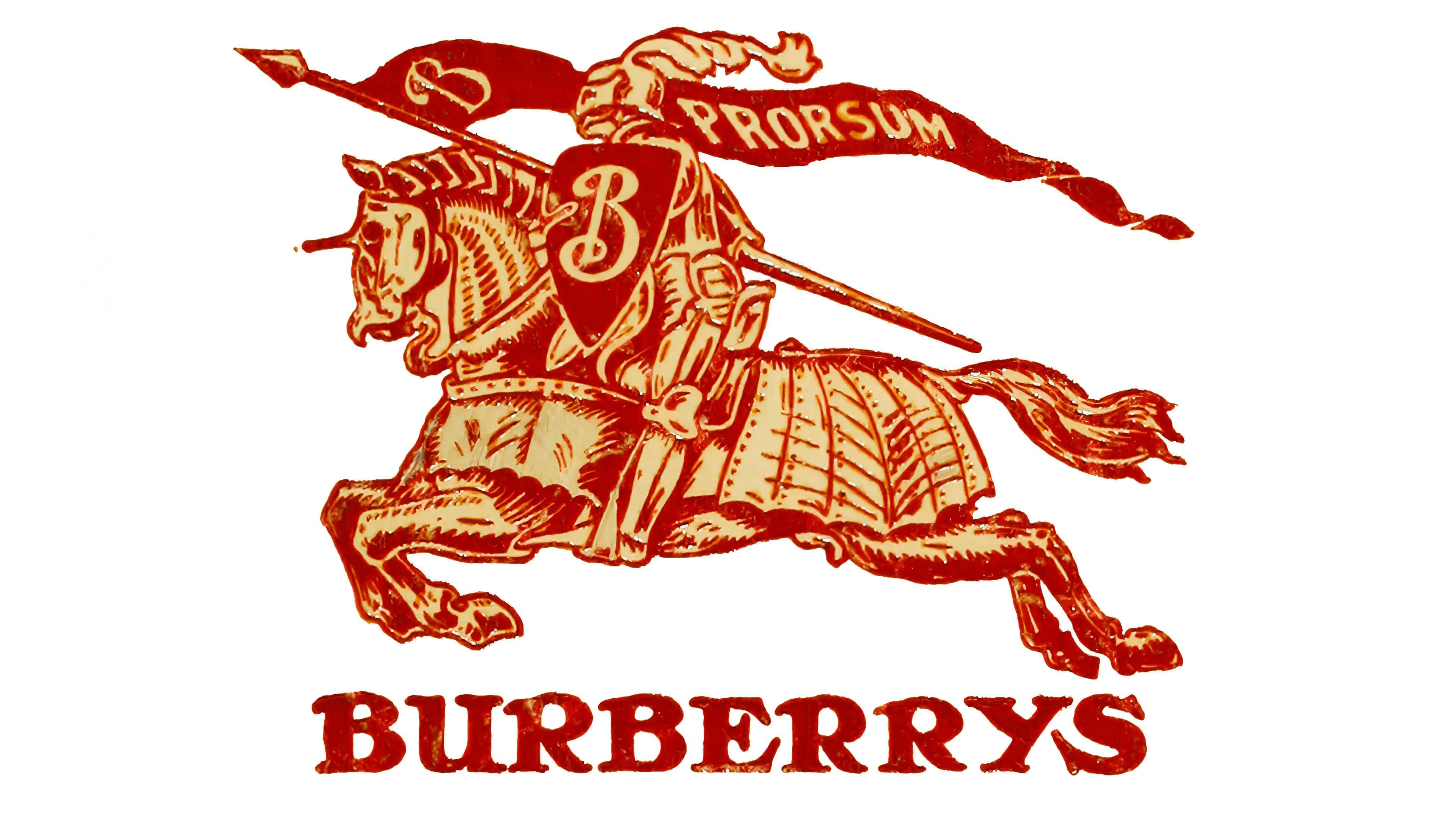 Burberry: Clothing and fashion accessories, Logo used in 1901-1968. 3840x2160 4K Wallpaper.