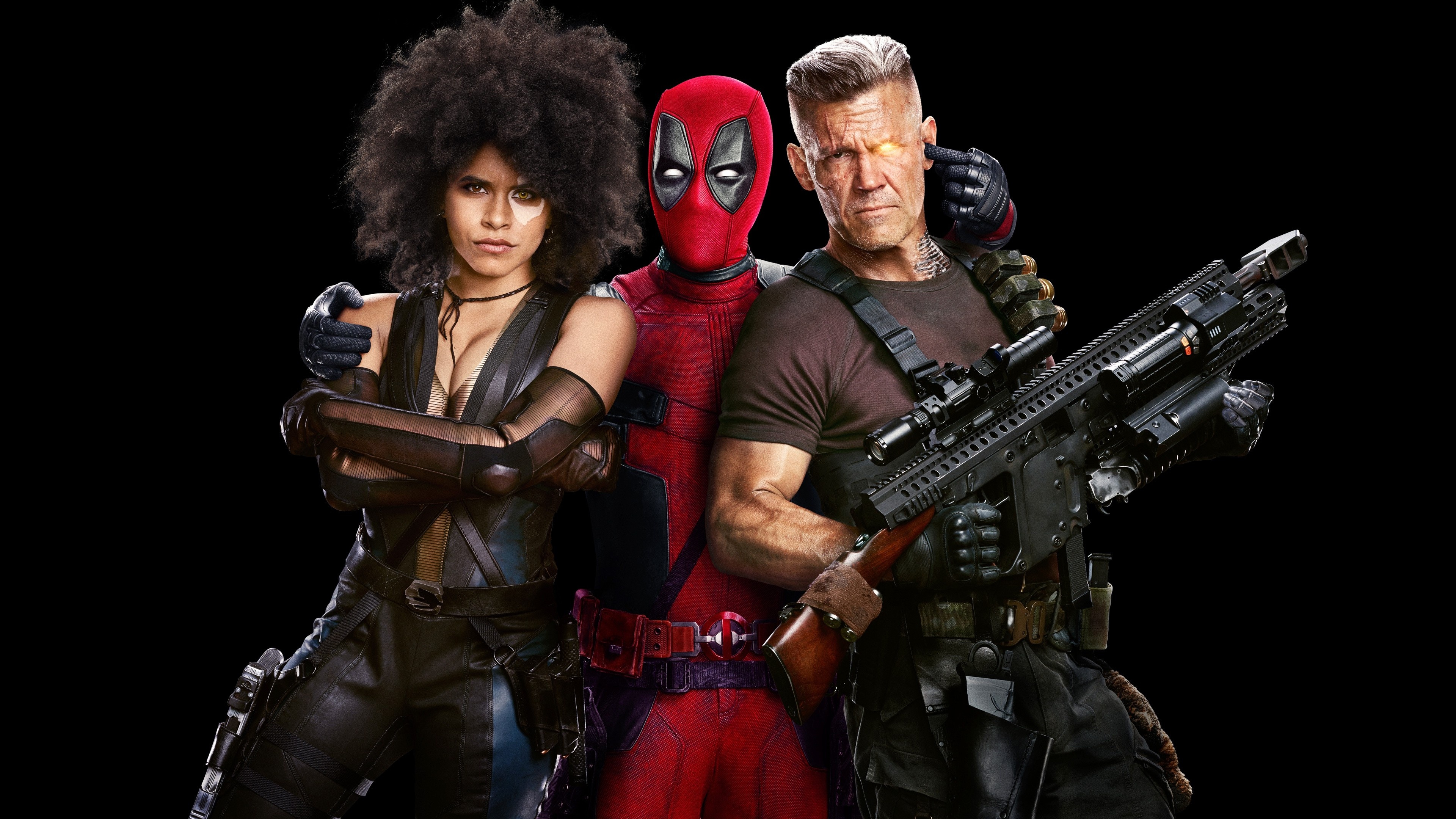 Zazie Beetz, Deadpool 2 wallpaper, Marvel characters, Action-packed movie, 3840x2160 4K Desktop