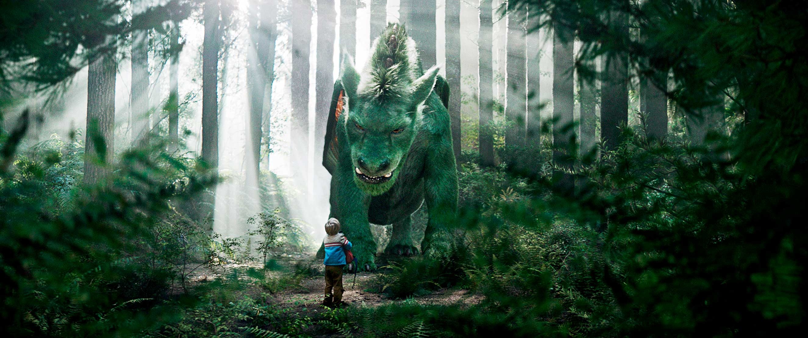 Pete's Dragon (2016), Soaring fantasy, Magical storytelling, Charming family film, 2650x1110 Dual Screen Desktop