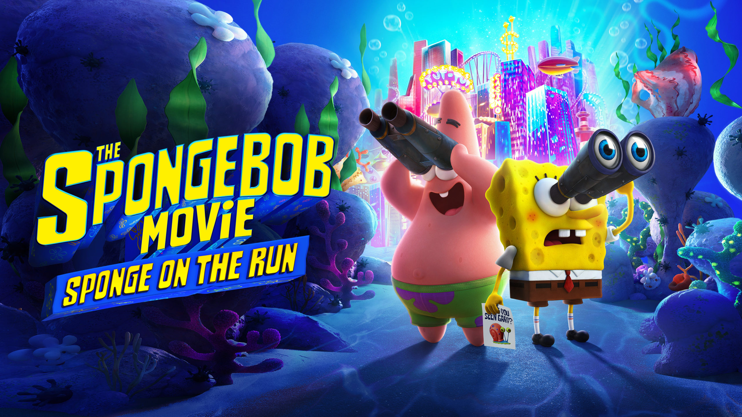 The SpongeBob Movie: Sponge on the Run, Tom Kenny and Bill Fagerbakke interview, Return of beloved characters, 2560x1440 HD Desktop