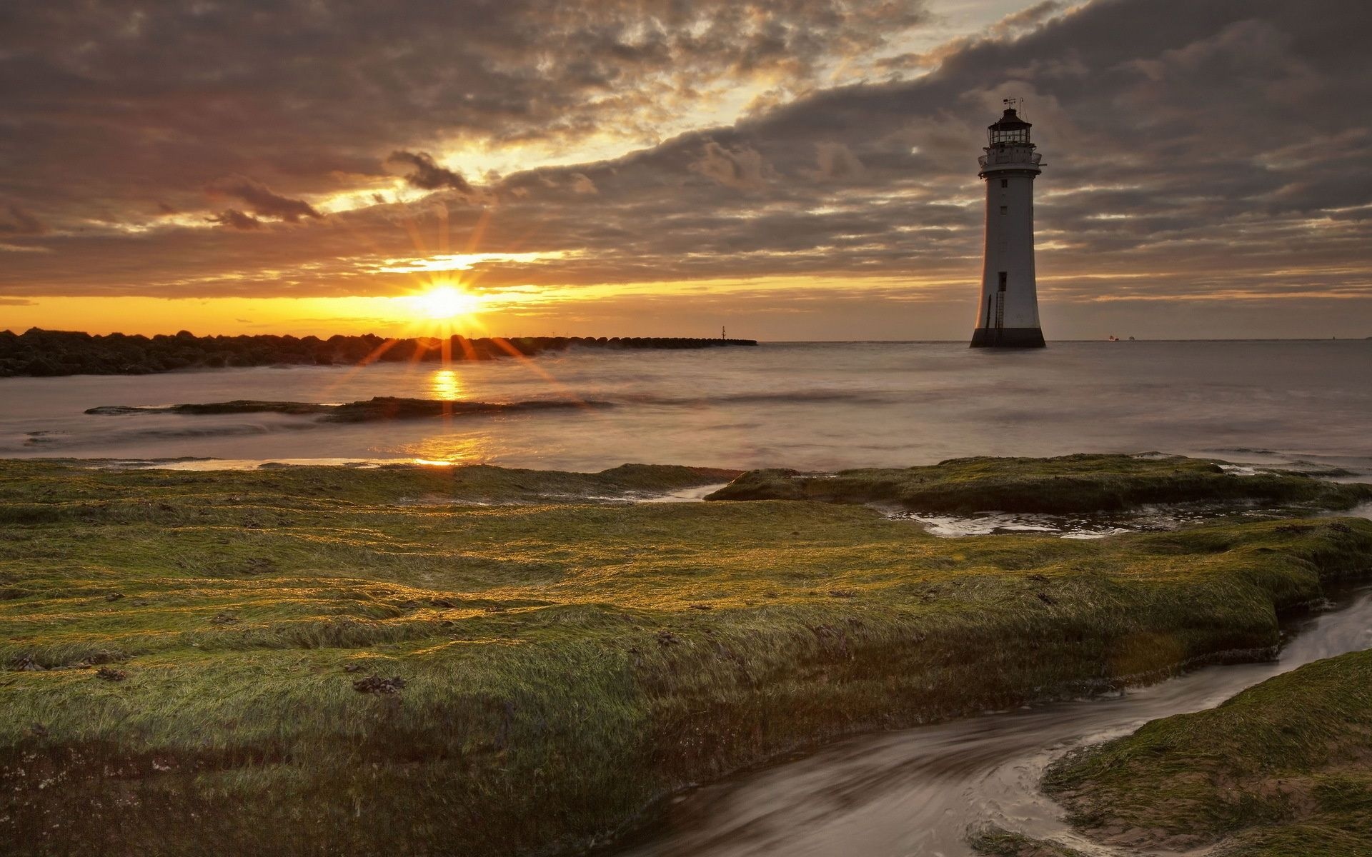 Beautiful lighthouse, Lighthouse widescreen, Guided by a lighthouse, Scenic wonder, 1920x1200 HD Desktop