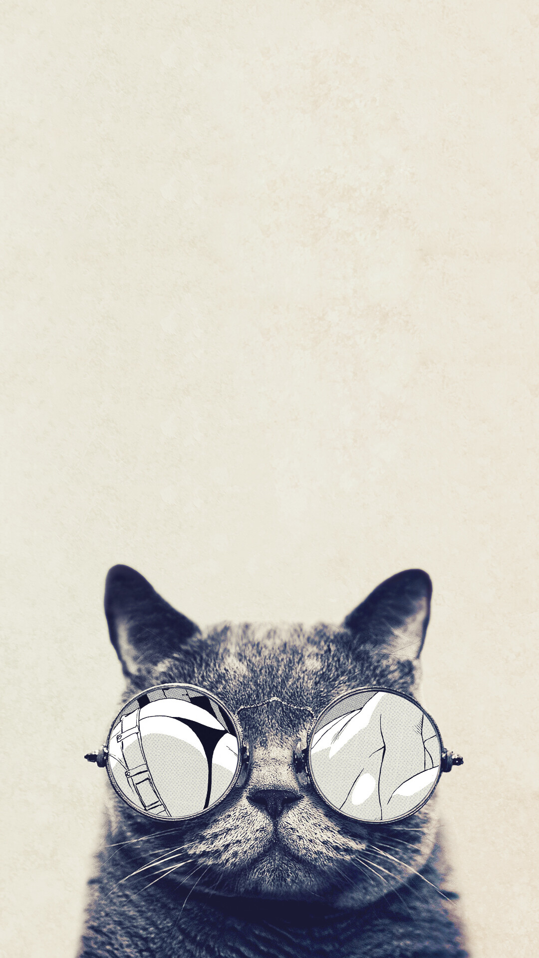 Cool cat wallpaper, Trendy and hip, Edgy style, Unique and eye-catching, 1080x1920 Full HD Phone