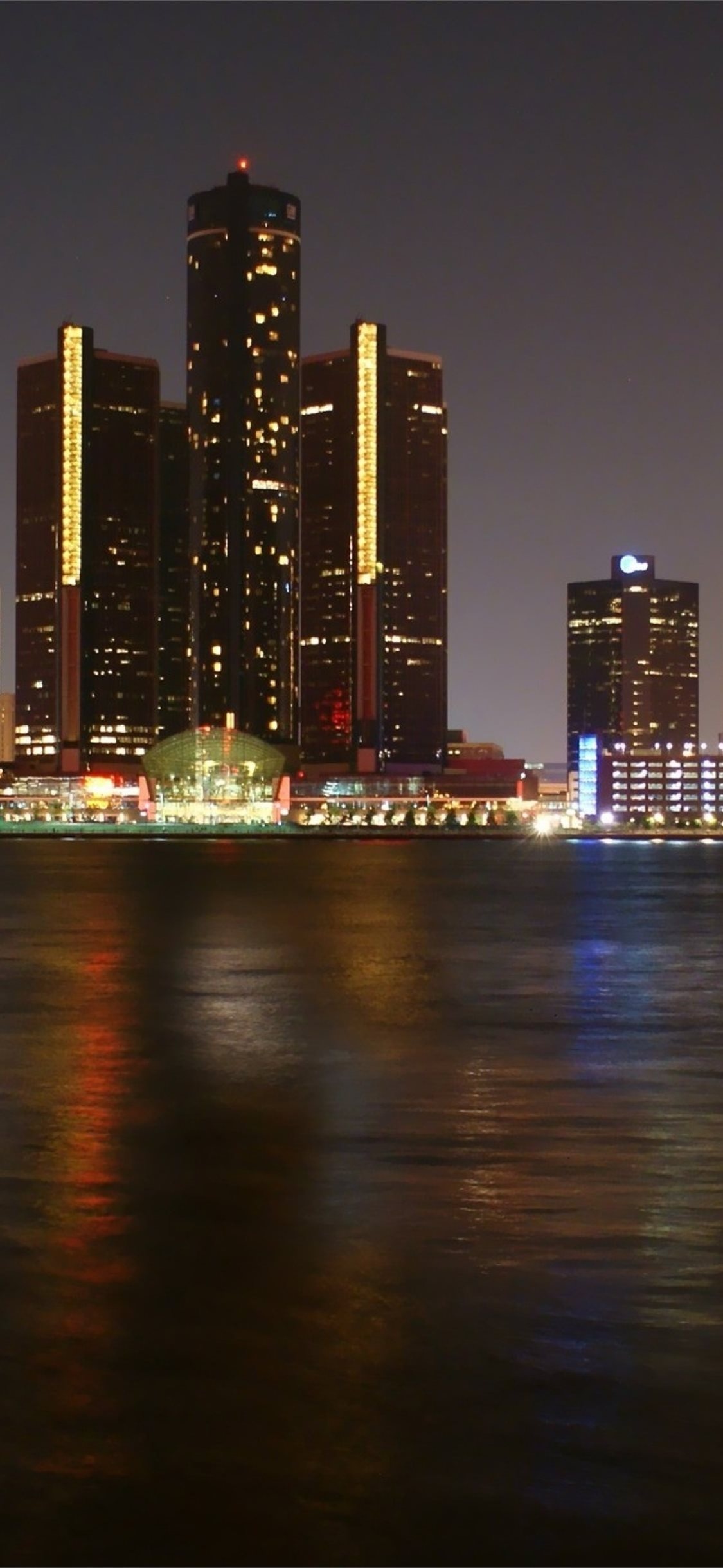 Detroit Skyline, Travels, City vibes, Best views, 1130x2440 HD Handy