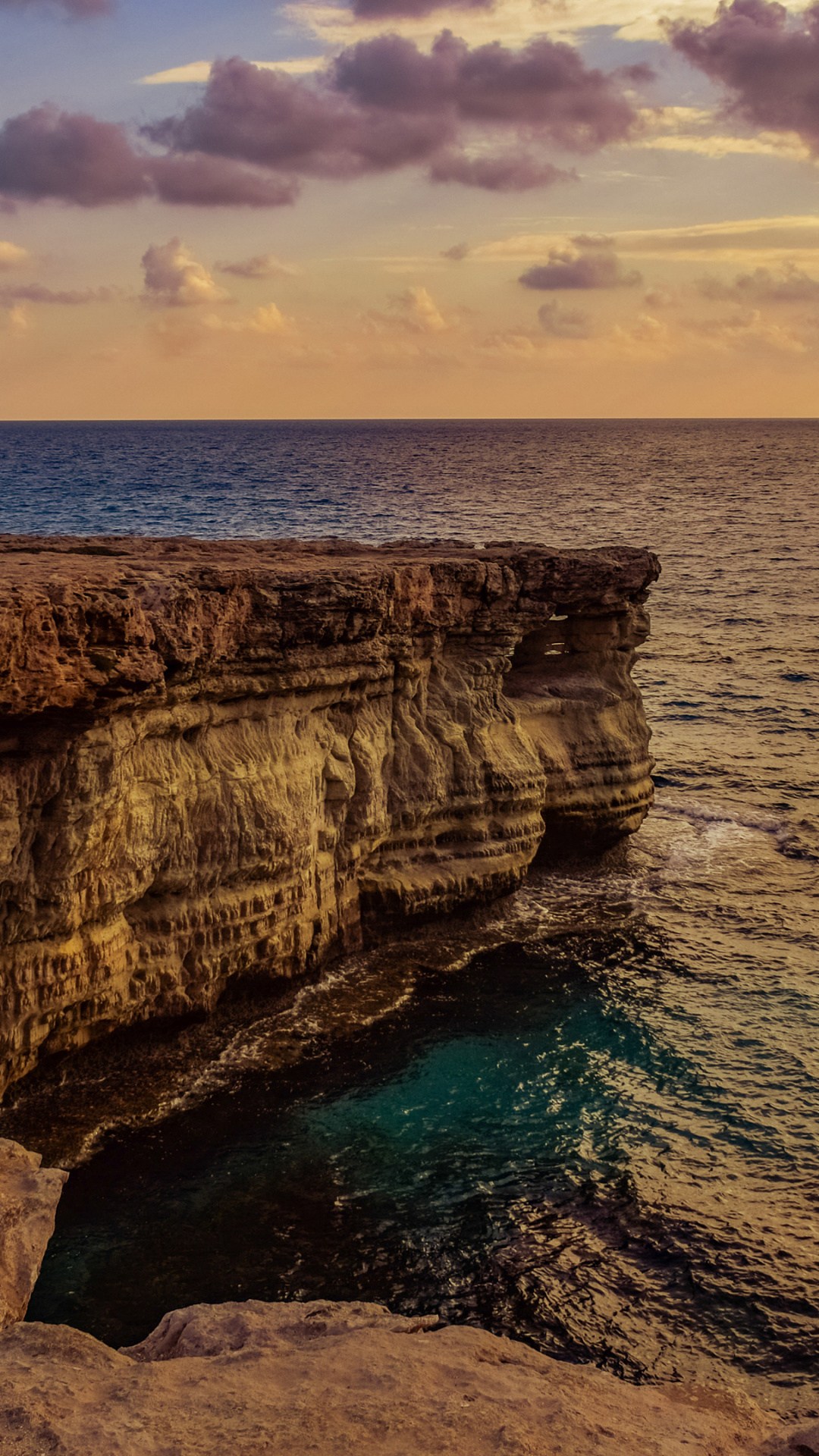 Cyprus sea cliffs, Free desktop background, Explore Cyprus, Cyprus flag, 1080x1920 Full HD Phone