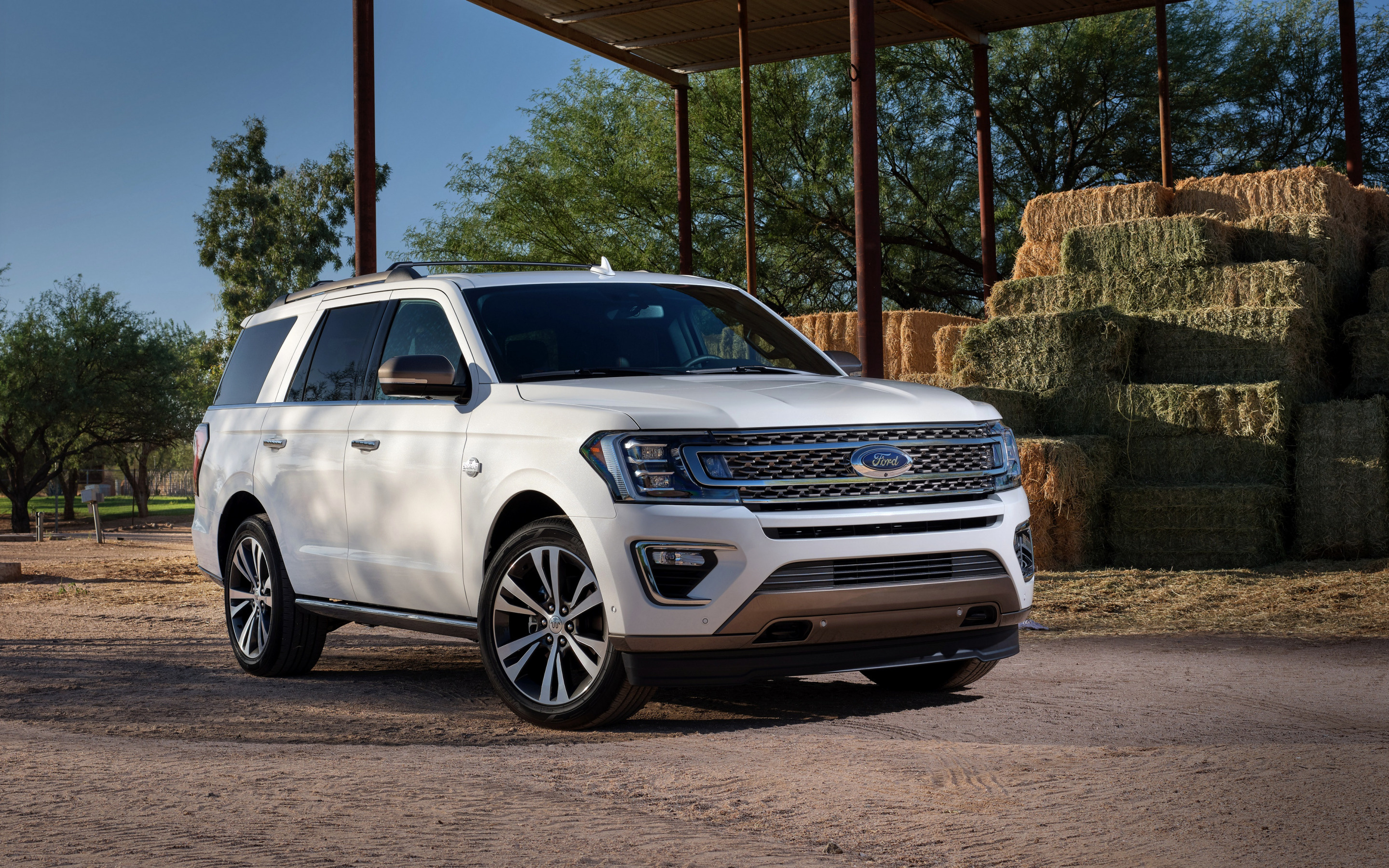 Ford Expedition, 2020 SUV, White luxury, High quality, 2880x1800 HD Desktop