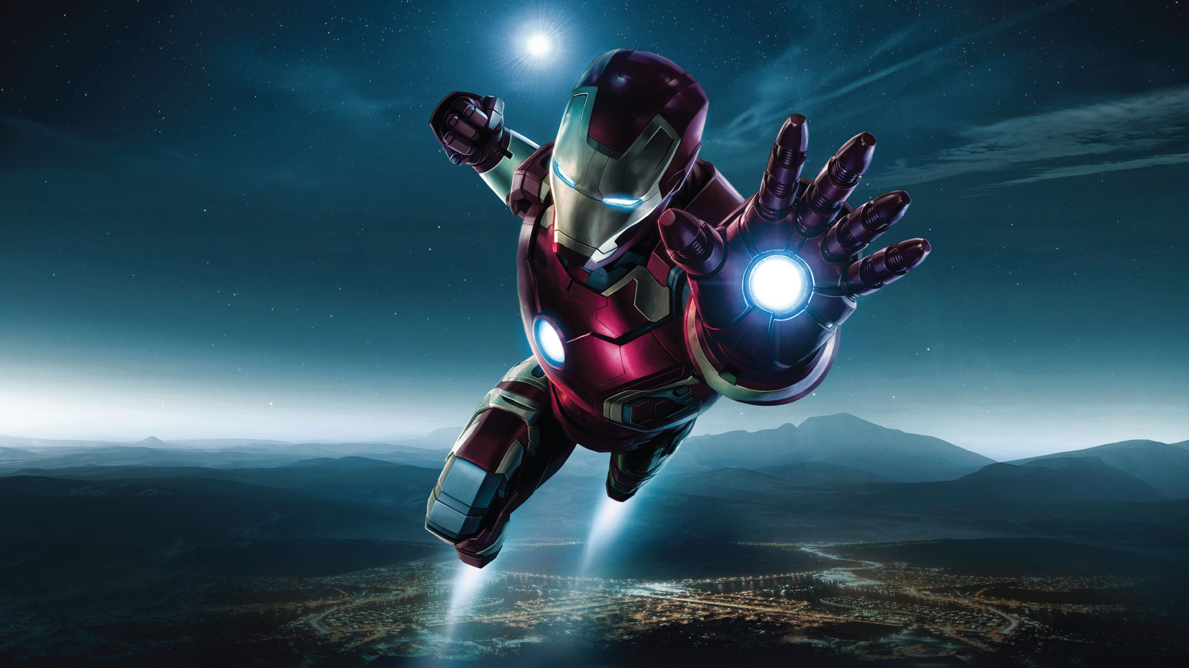 Iron Man, Superhelden Wallpaper, 3840x2160 4K Desktop