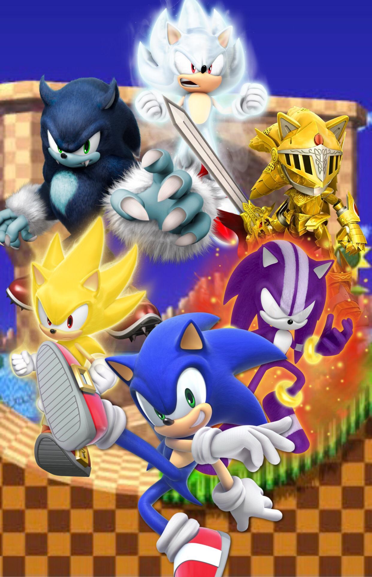 Hyper Sonic, Sonic with Super Sonic wallpapers, Sonic's ultimate power, Sonic's transformations, 1250x1930 HD Handy