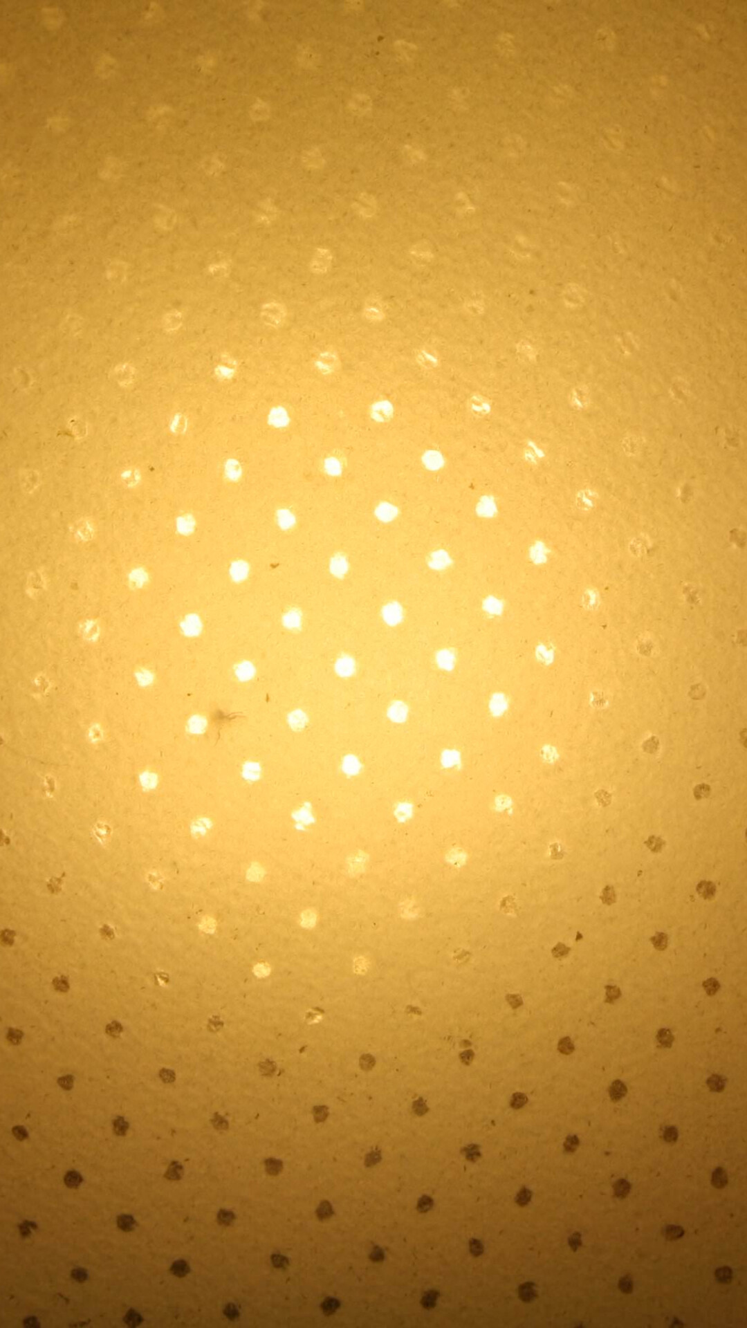 Gold Dots: Golden Polka Dot pattern style, Golden spots in clusters, Symmetry. 1080x1920 Full HD Background.