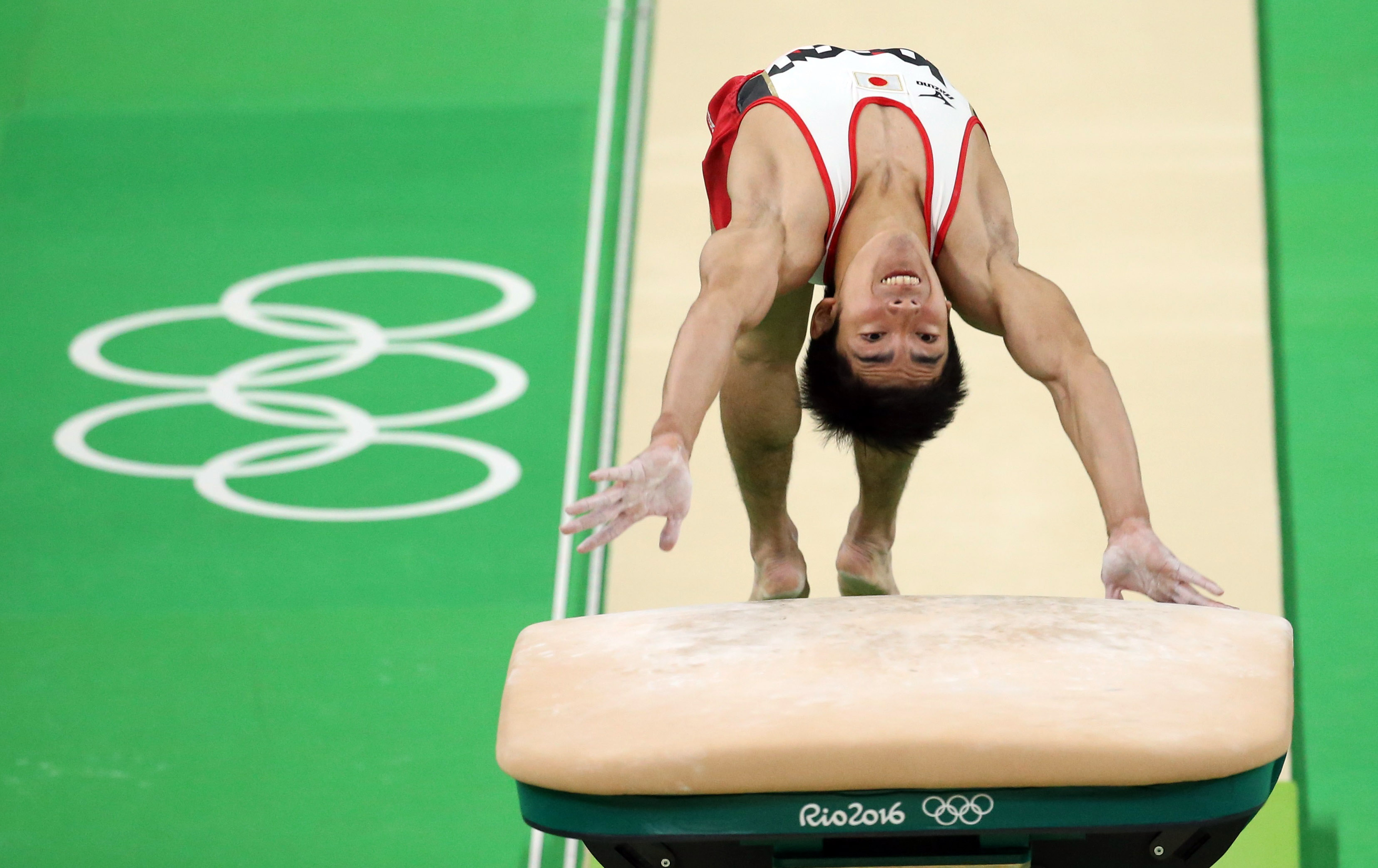Vault (Gymnastics): Kenzo Shirai, A former Japanese male gymnast, The 2016 Summer Olympics gold medalist. 3320x2090 HD Wallpaper.
