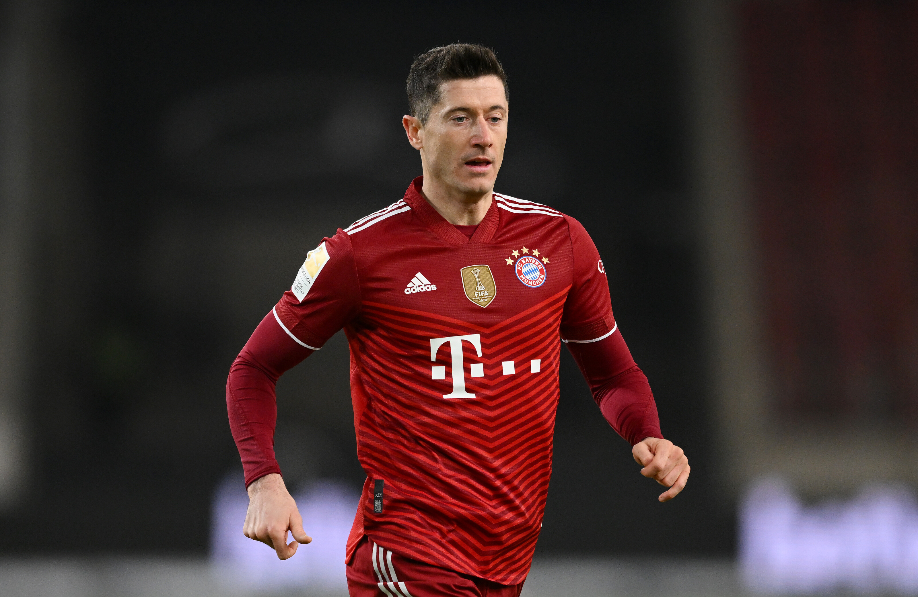 Robert Lewandowski: Recognized for his positioning, technique, and finishing, Football player. 3200x2090 HD Background.