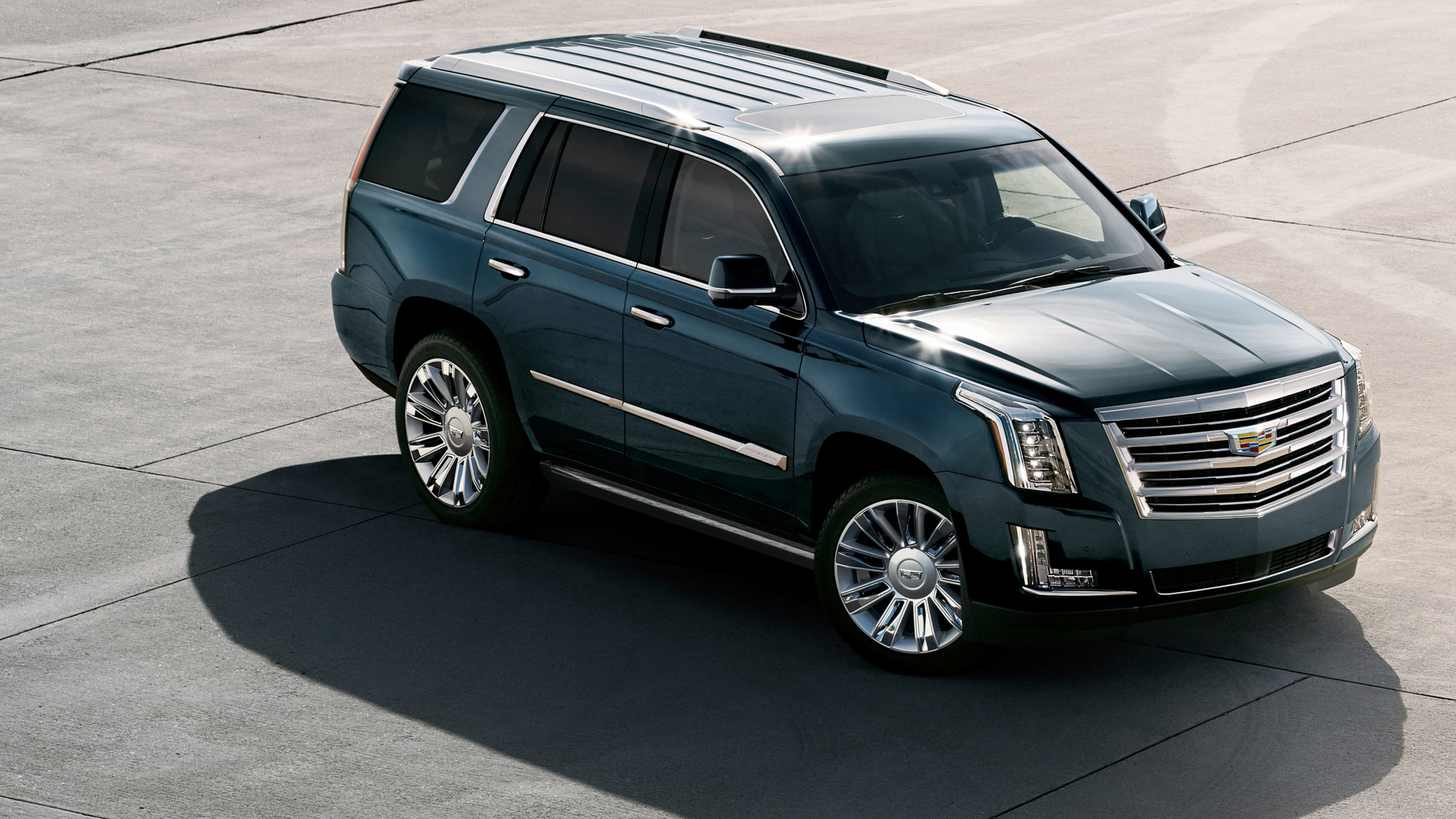 Cadillac Escalade, Iconic luxury SUV, Commanding presence, Premium amenities, 3840x2160 4K Desktop